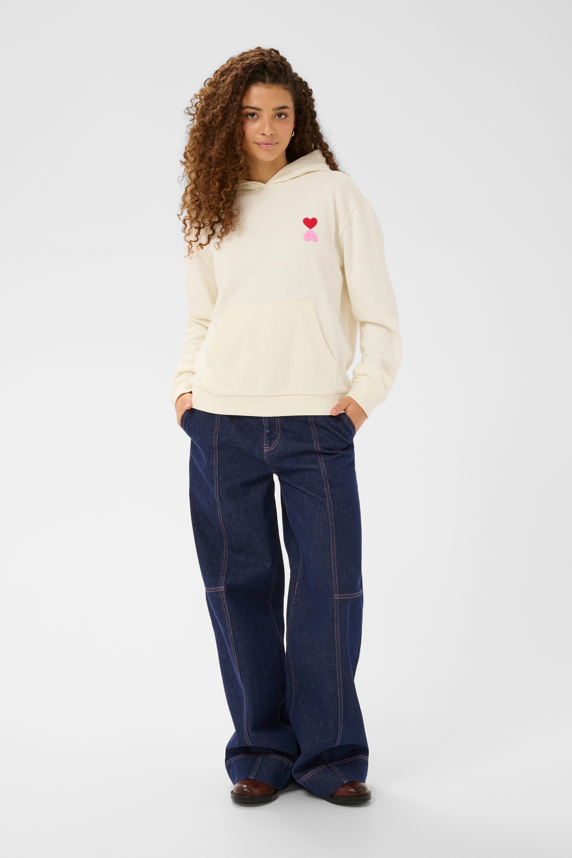 Saint Tropez Kapuzensweatshirt »Damen Kapuzenshirt PixilineSZ«
