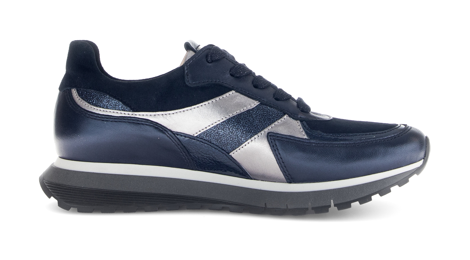 Gabor Keilsneaker »TURIN«  , Plateau, Schnürschuh, Komfortschuh in H-Weite (=sehr weit)