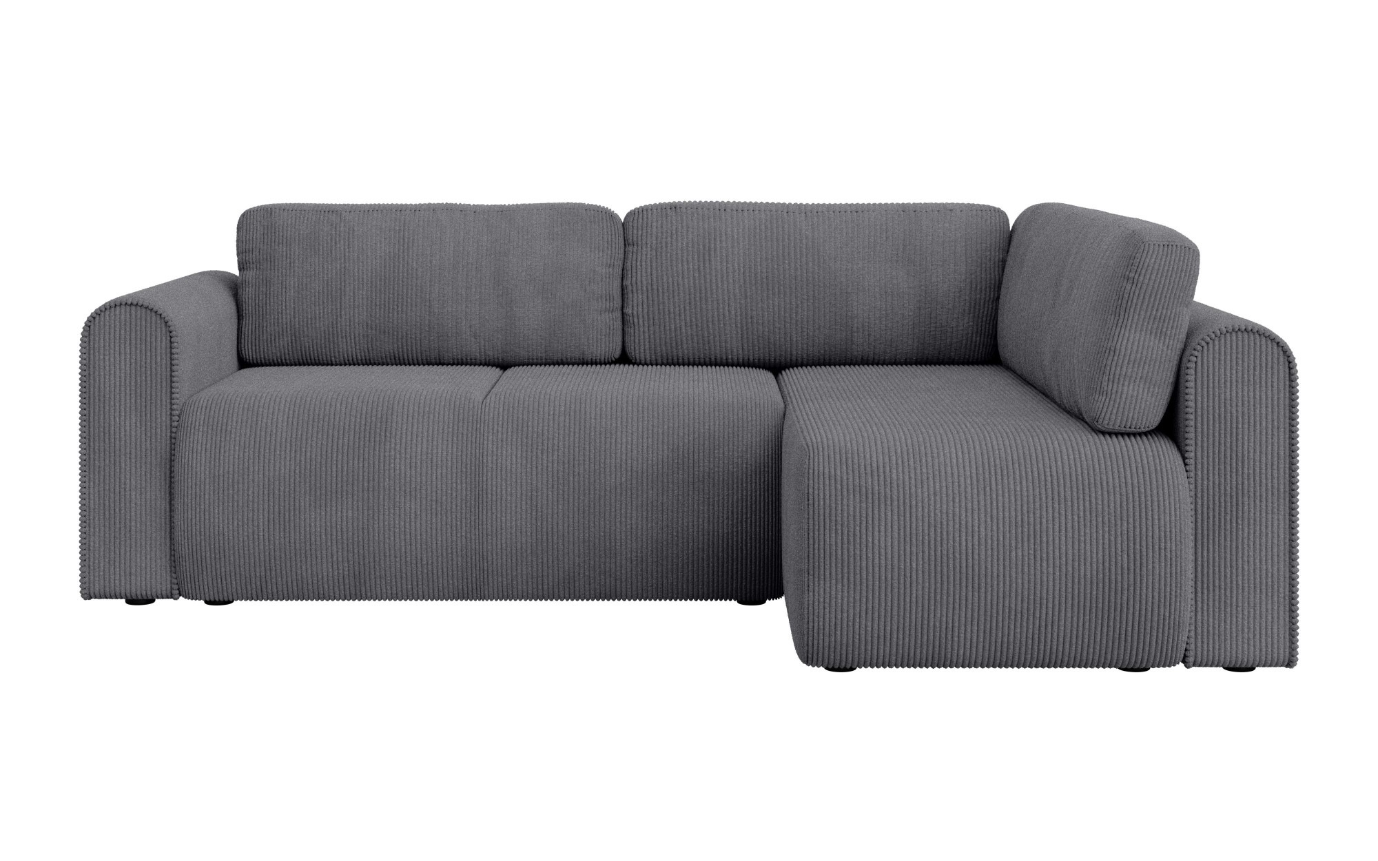 INOSIGN Ecksofa »Zacharia wahlweise Schlafsofa mit Bettkasten, B/T/H 250/166/86 cm«, L-Form mit Wellenunterfederung, Ottomane rechts oder links bestellbar