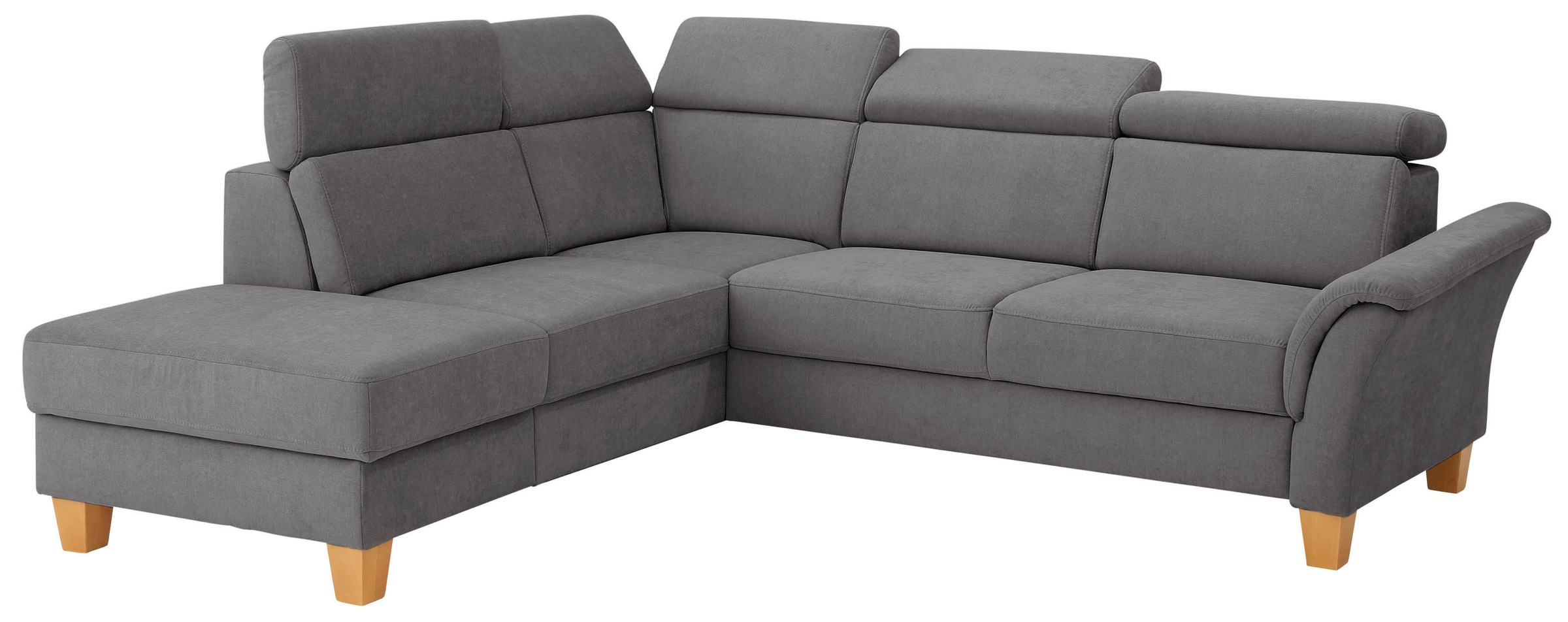 Home affaire Ecksofa »Conville L-Form«, Federkern, wahlweise mit Bettfunktion und Bettkasten bzw. Stauraum
