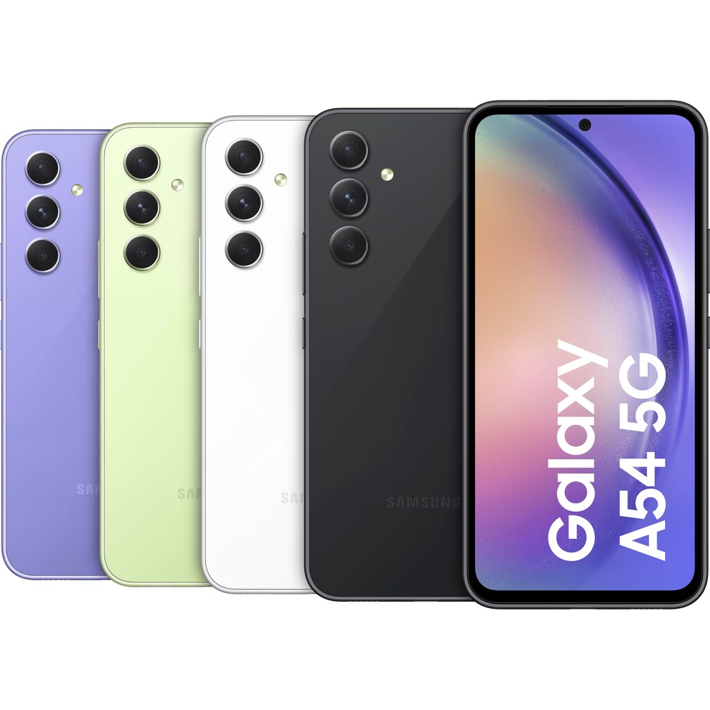 Samsung Smartphone »Galaxy A54 5G 256GB«, leicht grün, 16,31 cm/6,4 Zoll, 256 GB Speicherplatz, 50 MP Kamera
