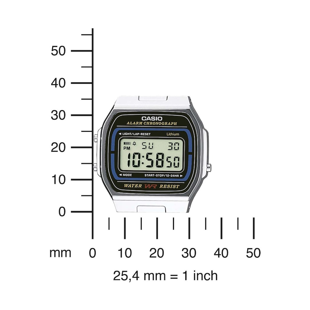 CASIO VINTAGE Chronograph »A164WA-1VES«