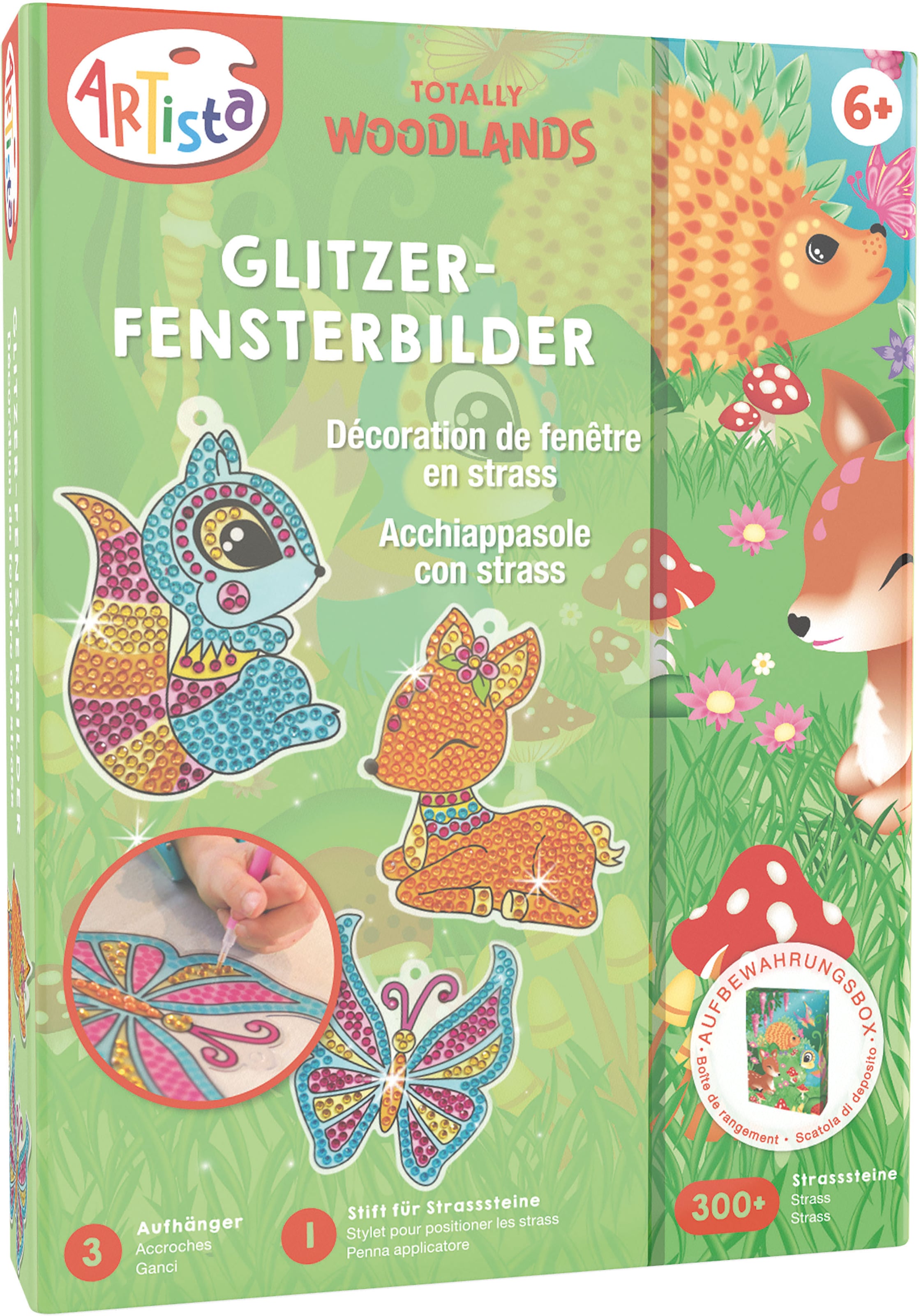 ARTISTA Kreativset »Glitzer-Fensterbilder«