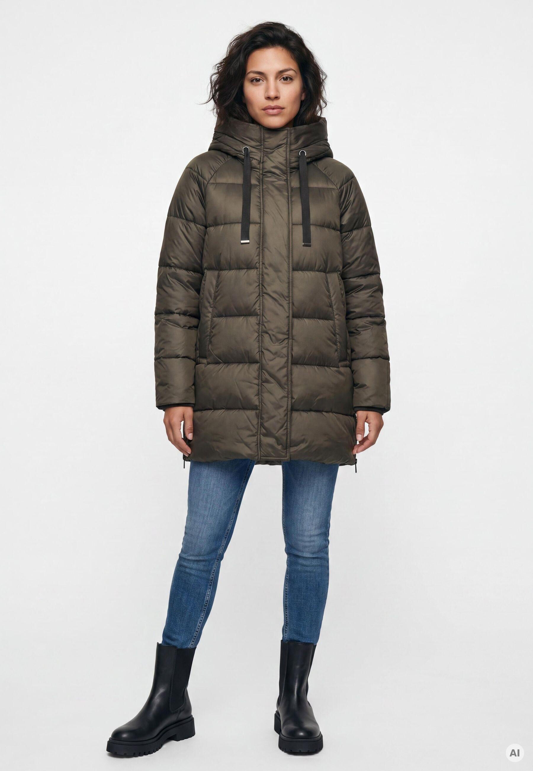 Milestone Steppjacke »Milestone Steppjacke MSUmeko« mit Kapuze sportive Steppjacke in A-Linie