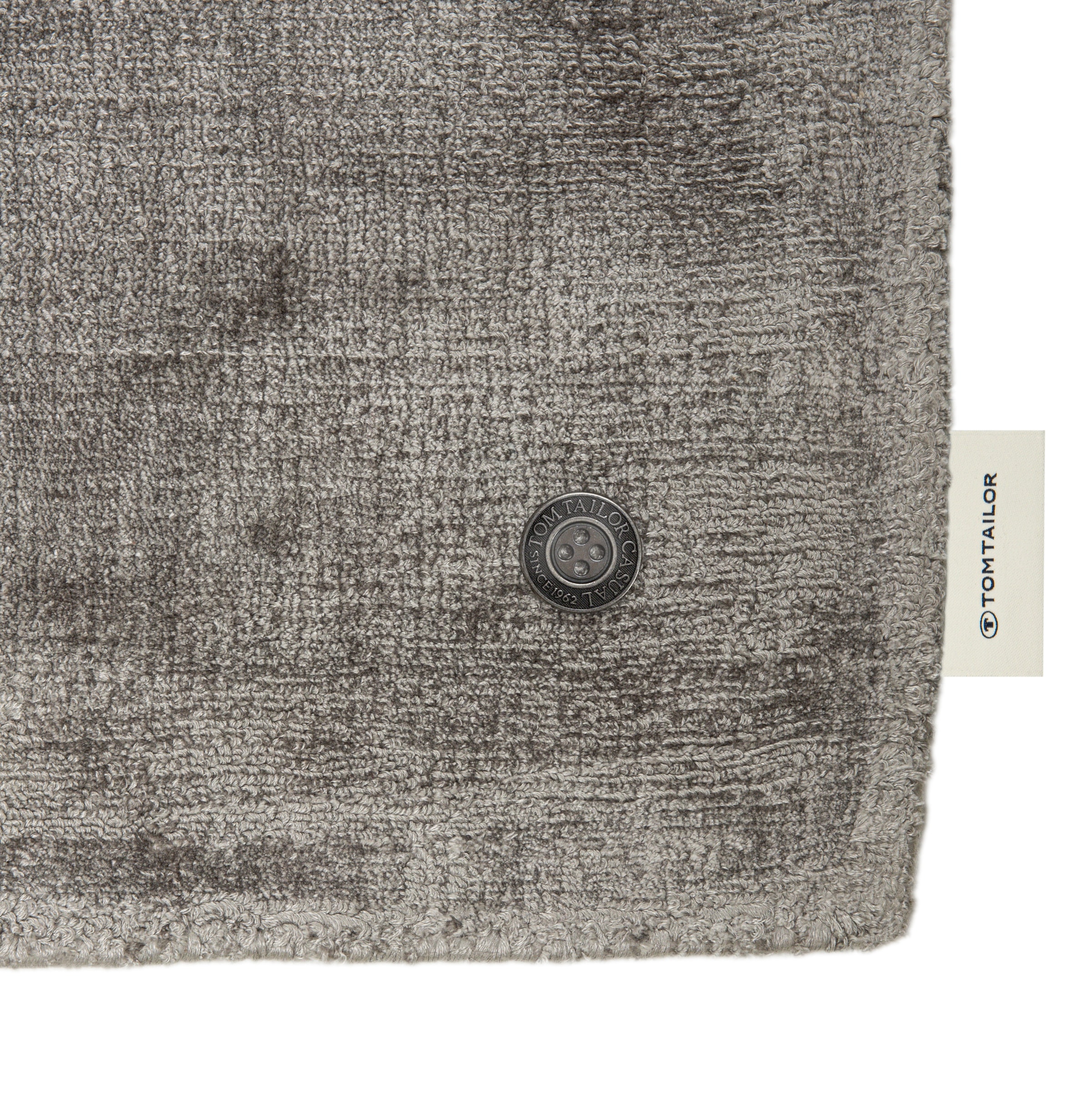 TOM TAILOR HOME Teppich »Shine uni«, rechteckig, 8 mm Höhe, Handweb Teppich, 100% Viskose, handgewebt, mit elegantem Schimmer