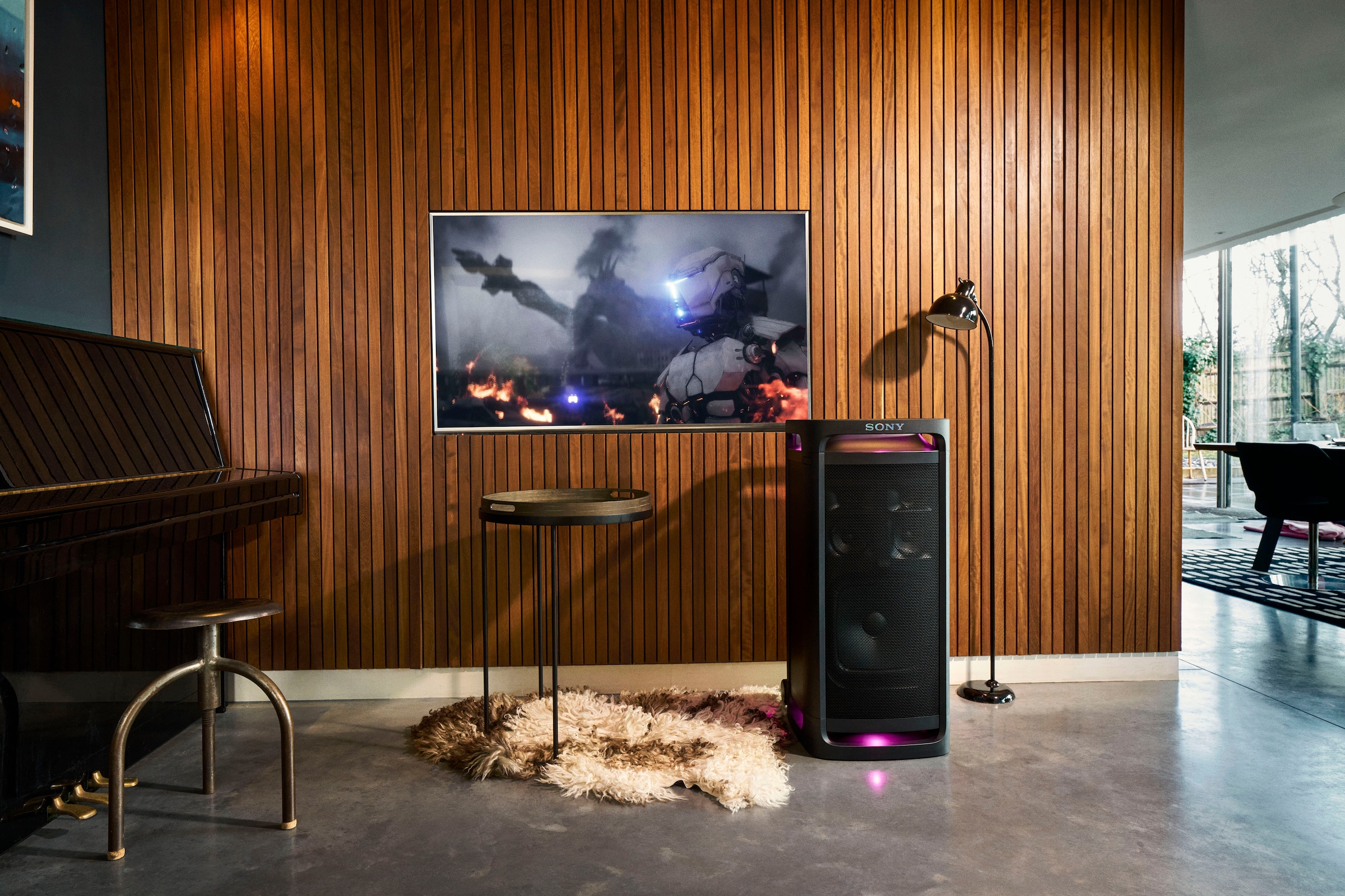 Sony Party-Lautsprecher »ULT Tower 9AC + ULT MIC1«, (Set)