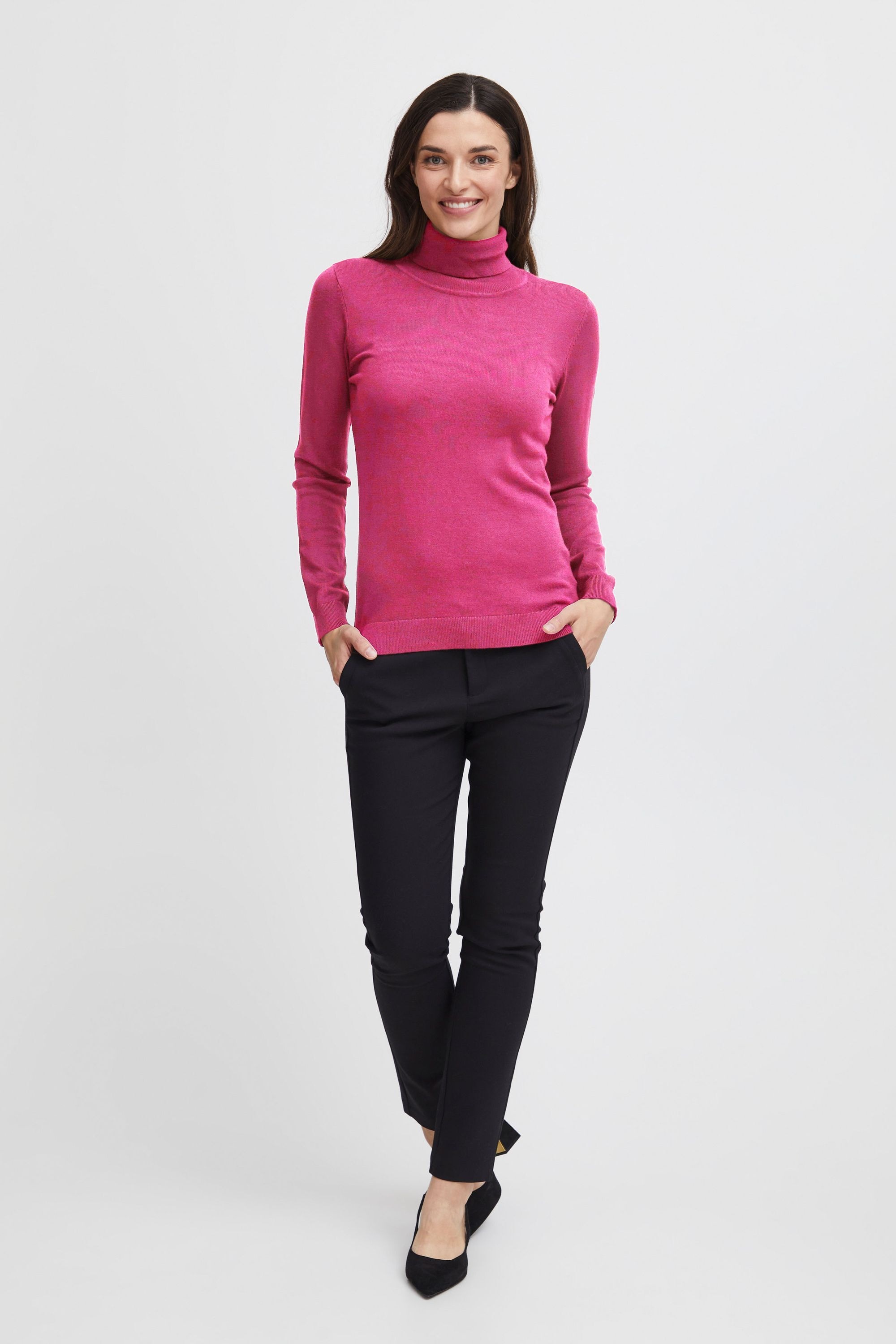 fransa Strickfleece-Pullover »Strickpullover FRBlume«