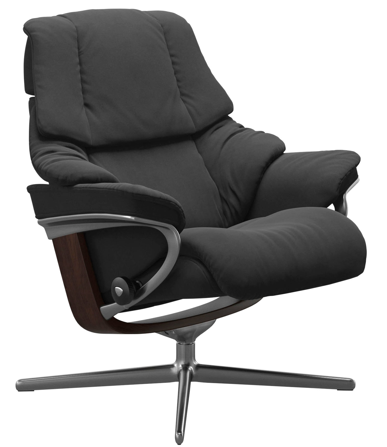 Stressless® Relaxsessel »Reno«, mit Cross Base, Größe S, M & L, Holzakzent Braun