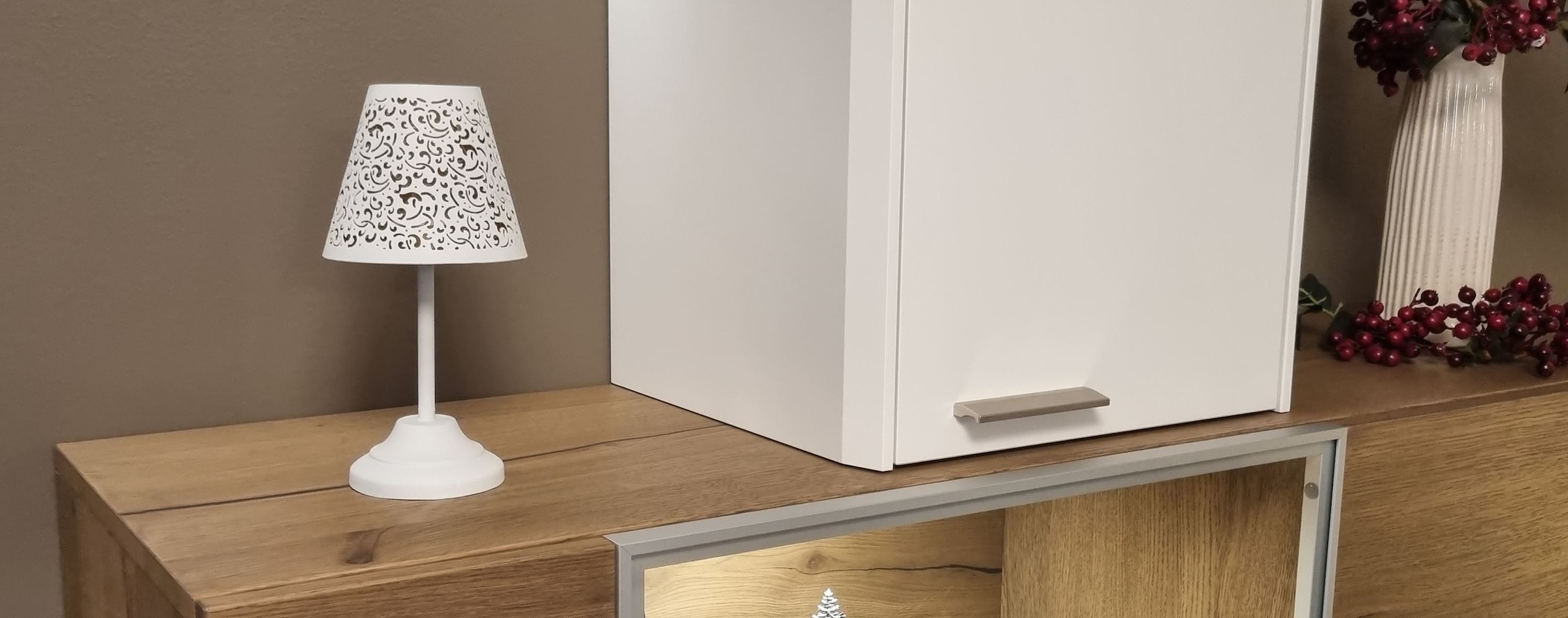 Ambiente Haus Teelichthalter »Teelicht-Lampe in Weiß - (H) 24 cm«