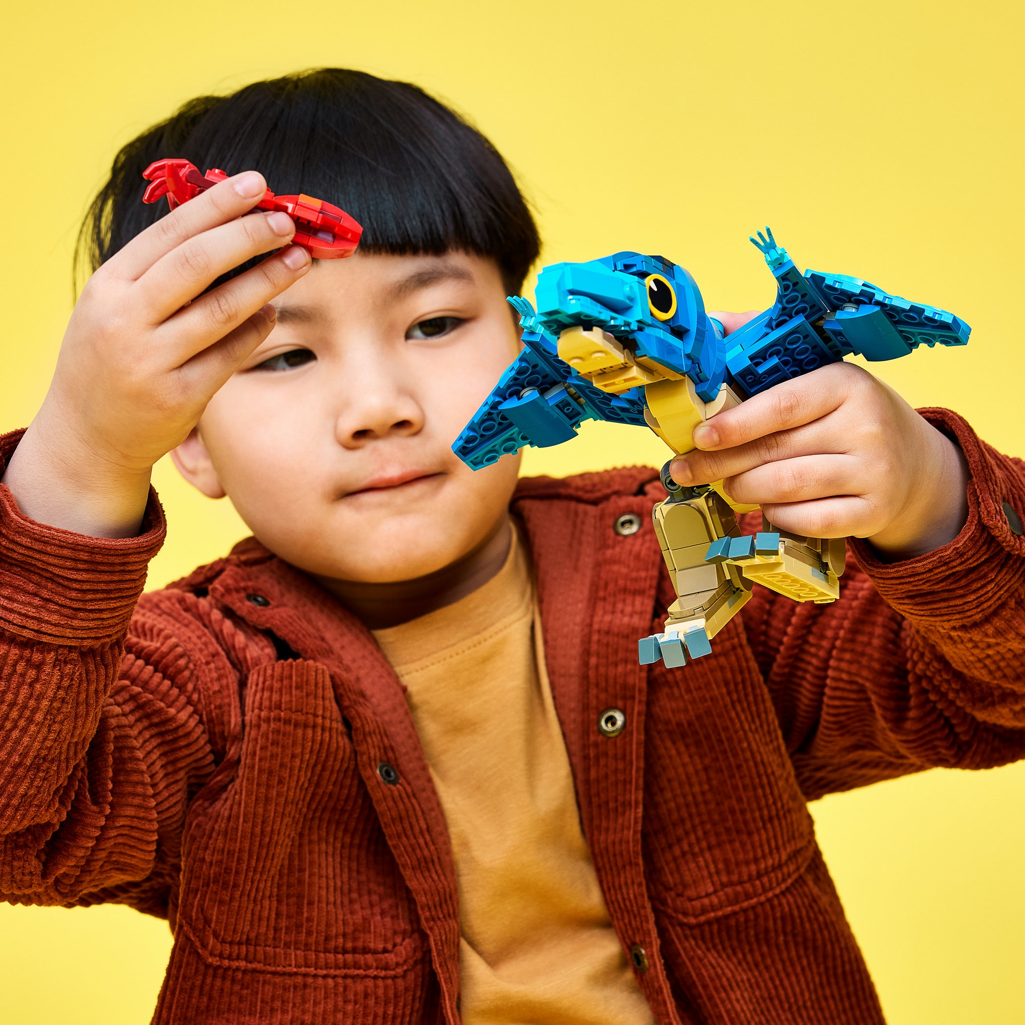LEGO® Konstruktionsspielsteine »Baby-Dinosaurier: Pteranodon (77977), LEGO Jurassic World« Made in Europe