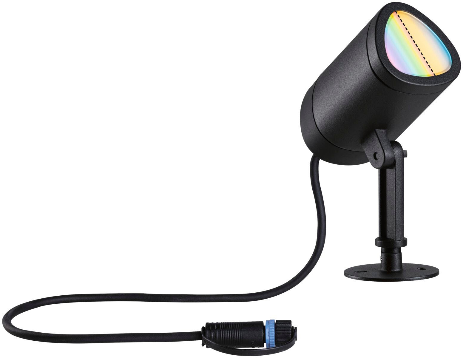 Paulmann LED Gartenstrahler »Plug & Shine Spot Shira«, 1 flammig, RGBW Zigbee 2000-6500K