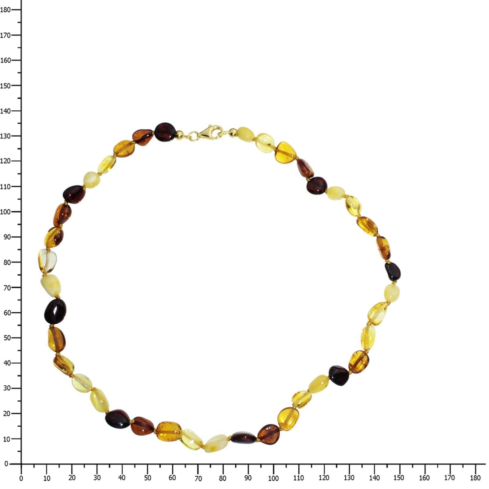 OSTSEE-SCHMUCK Kette ohne Anhänger »- Tocessa - Bernstein - ,«