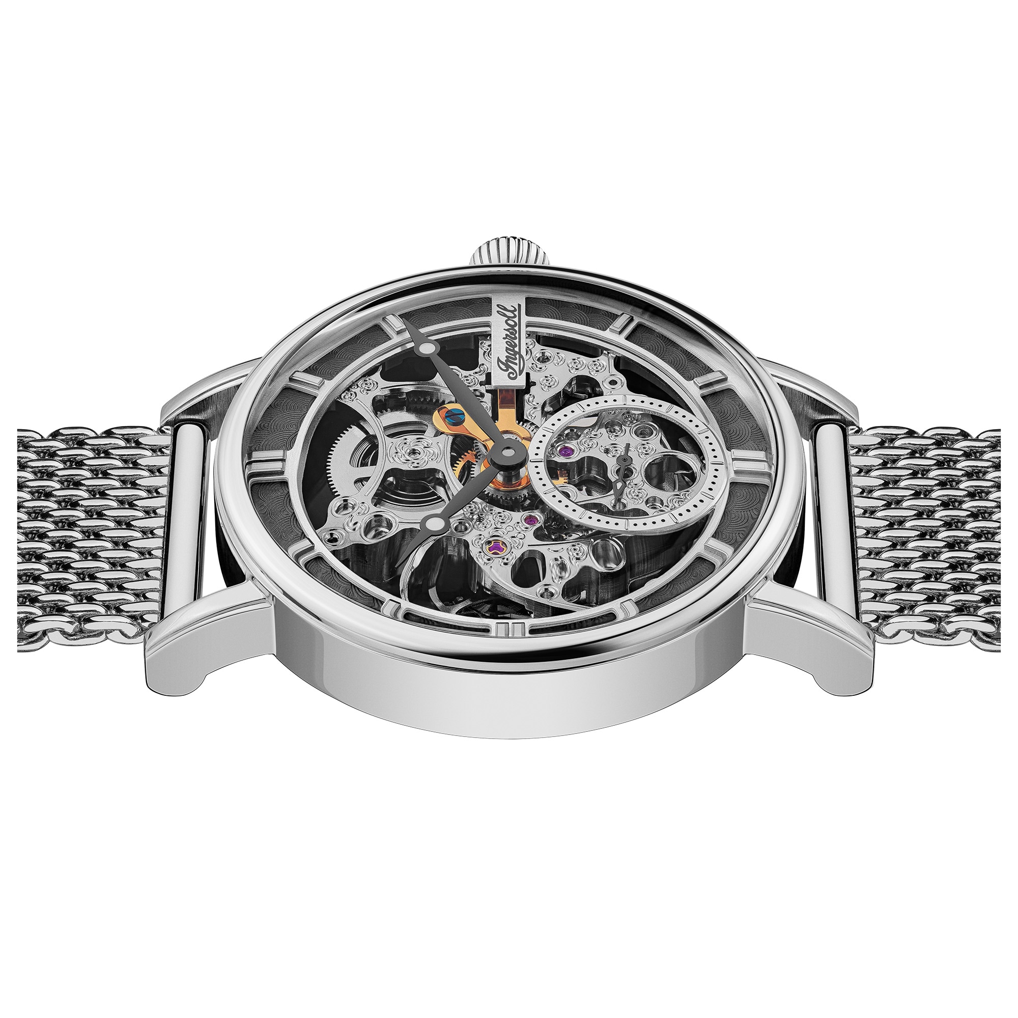 Ingersoll Automatikuhr »The Herald« Armbanduhr, Herrenuhr, Mechanische Uhr, Edelstahlarmband, analog