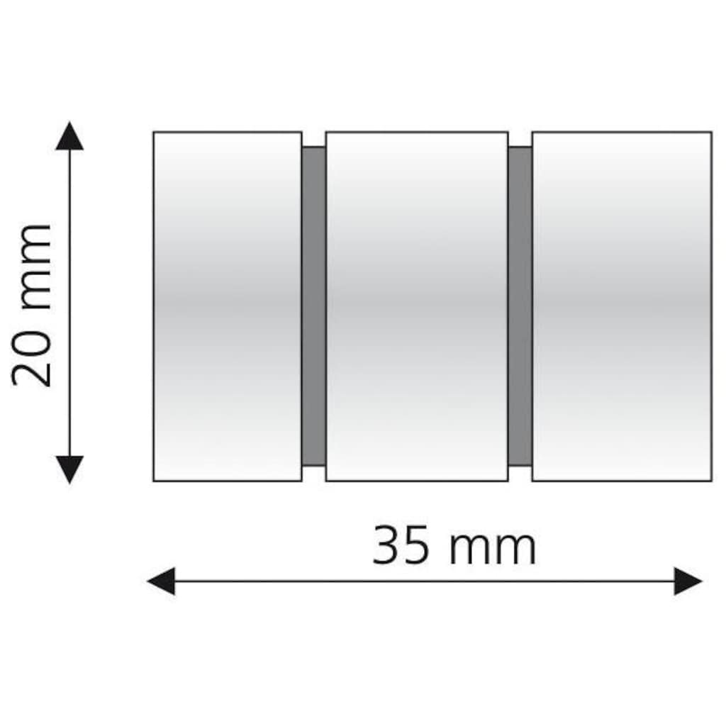 Liedeco Gardinenstangen-Endstück »Zylinder«, (Set, 2 St.)