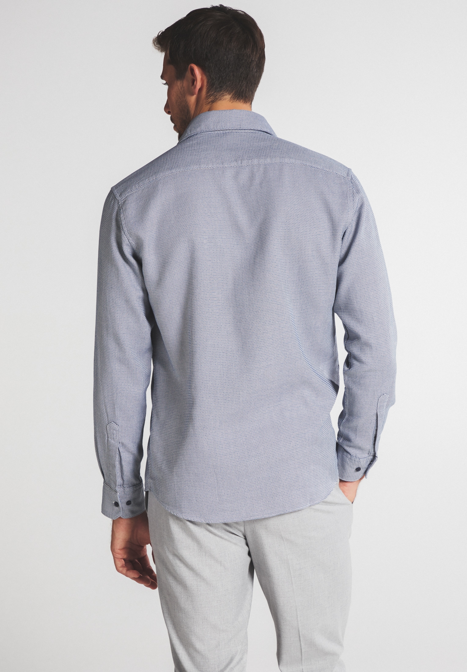Eterna Langarmhemd »REGULAR FIT« EASY IRON (bügelleicht)