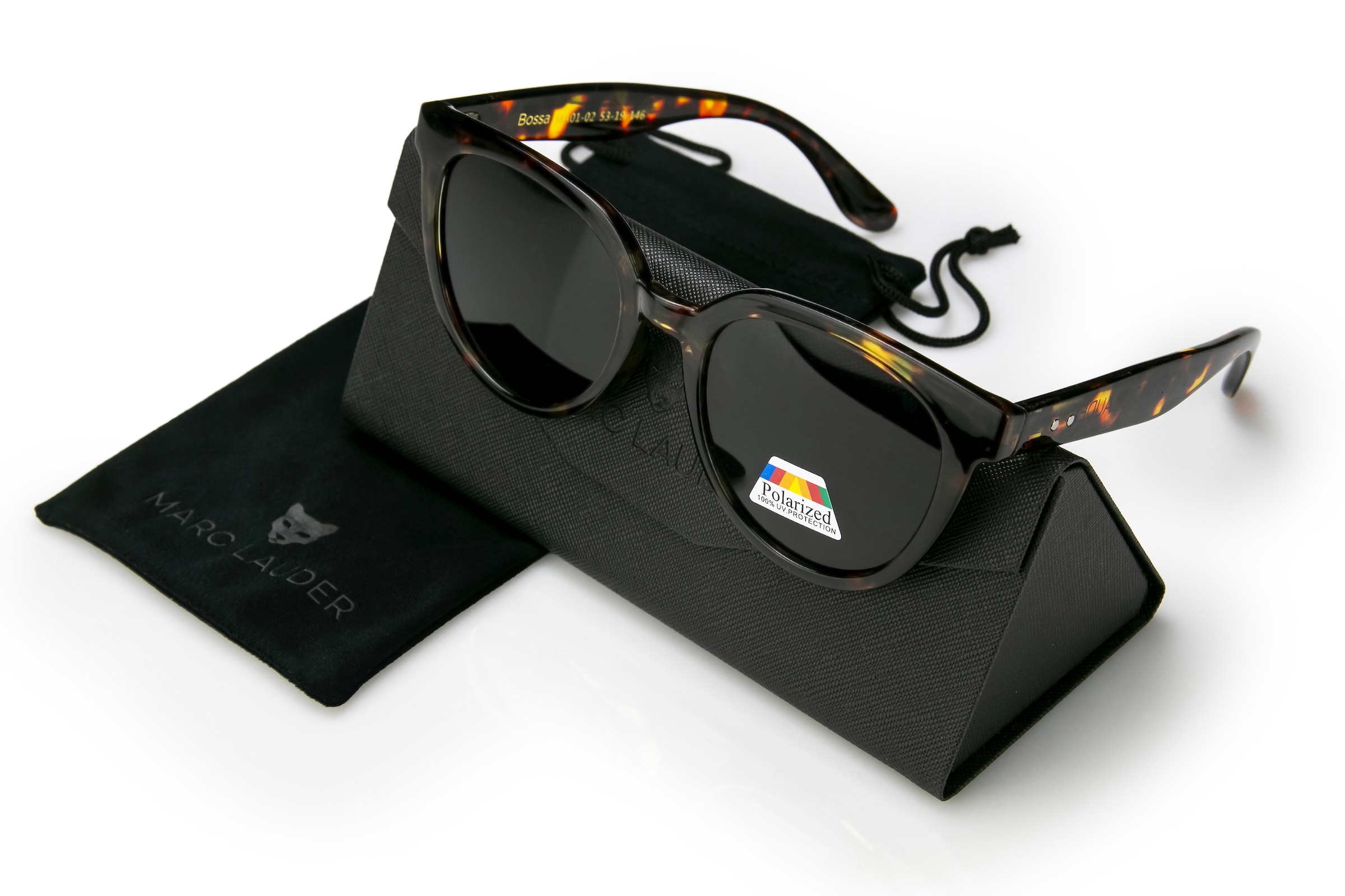 MARC LAUDER Sonnenbrille »MA01-02« 3: dunkles Glas, starke Sonneneinstrahlung
