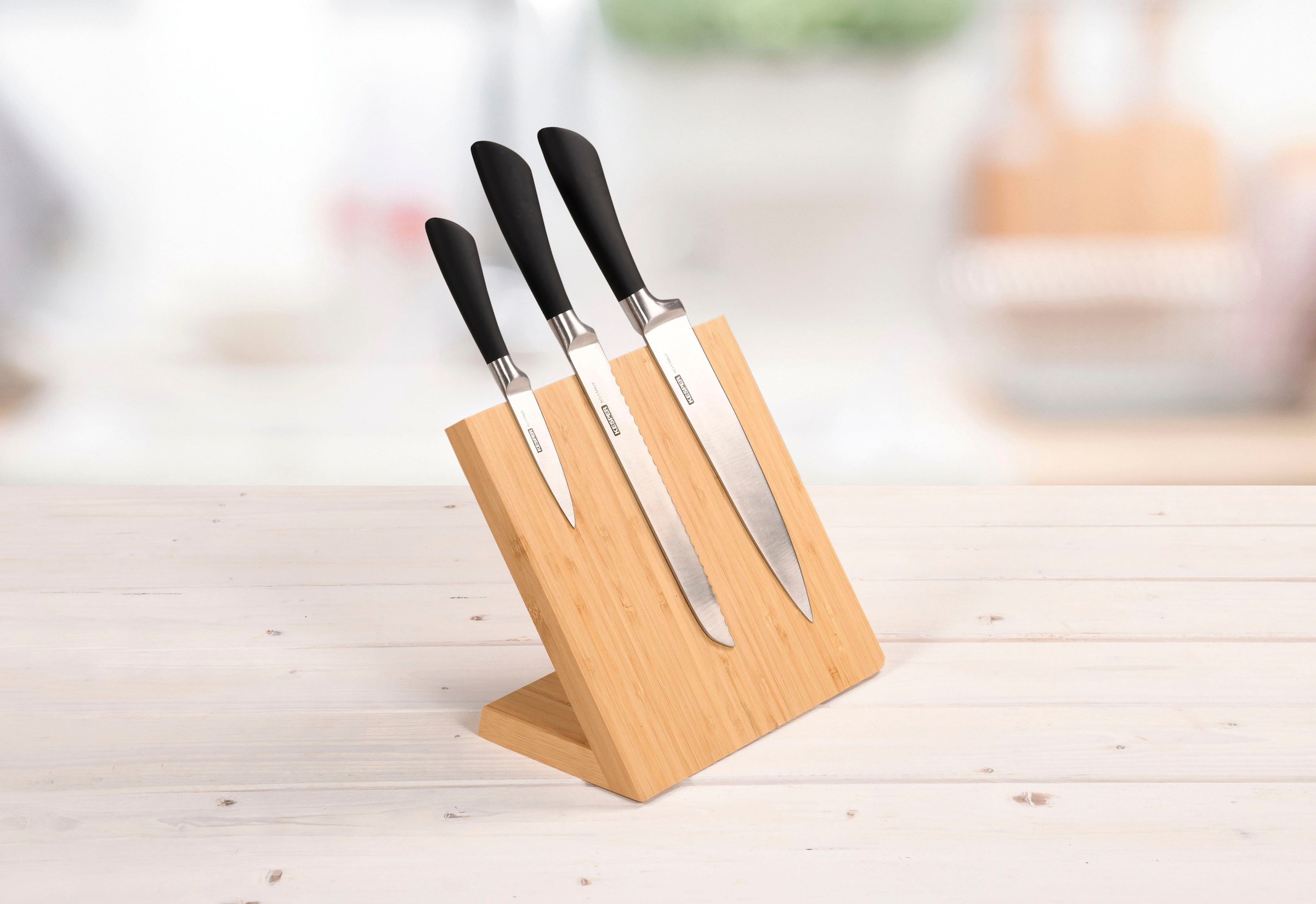 KESPER® Messerblock, 1 tlg., magnetisch, mit Halterung für Messer, Lieferung ohne Messer