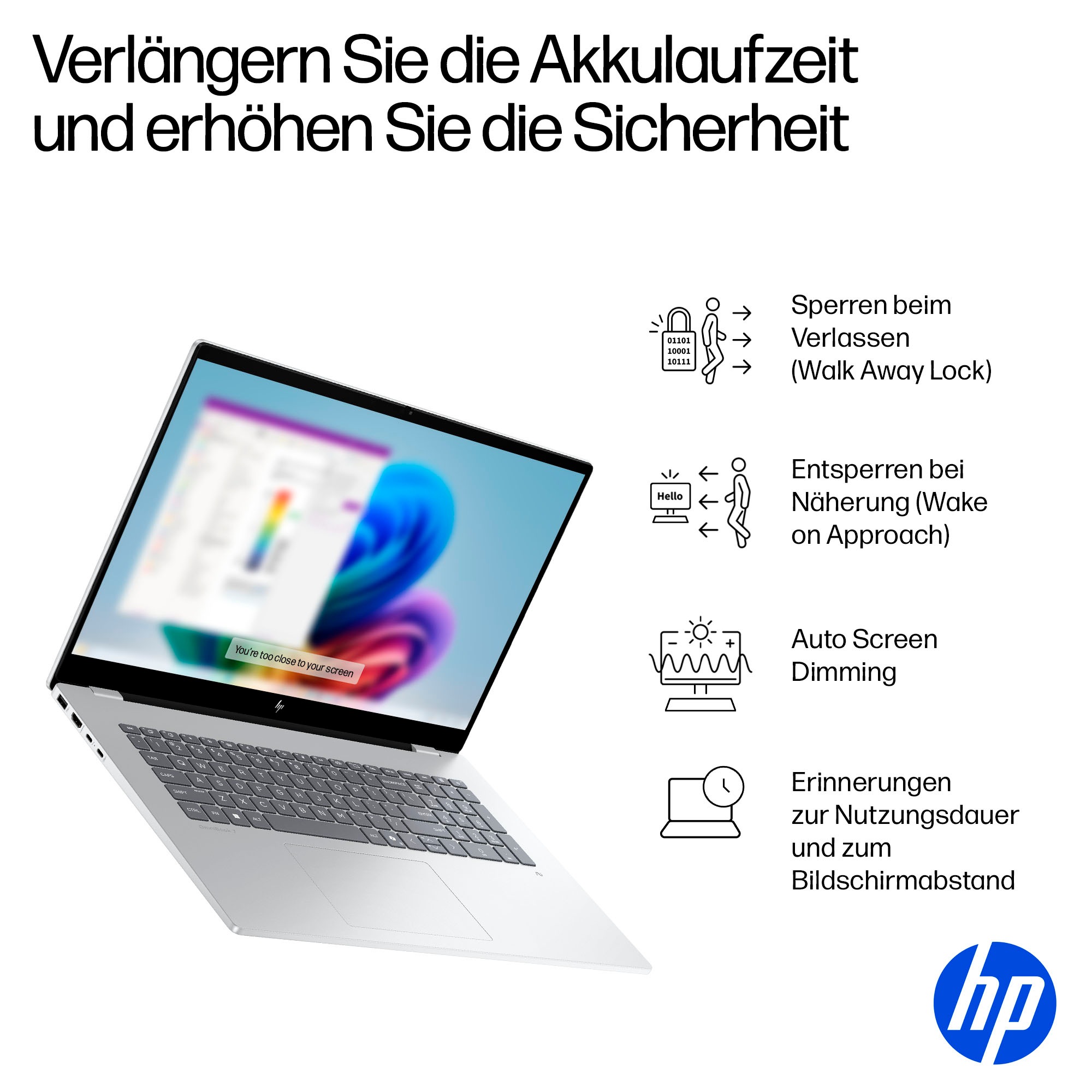 HP Notebook »OmniBook 7 NGAI 17-dc0550ng« 43,9 cm / 17,3 ″ Intel Core Ultra 5 ARC 130V 512 GB SSD