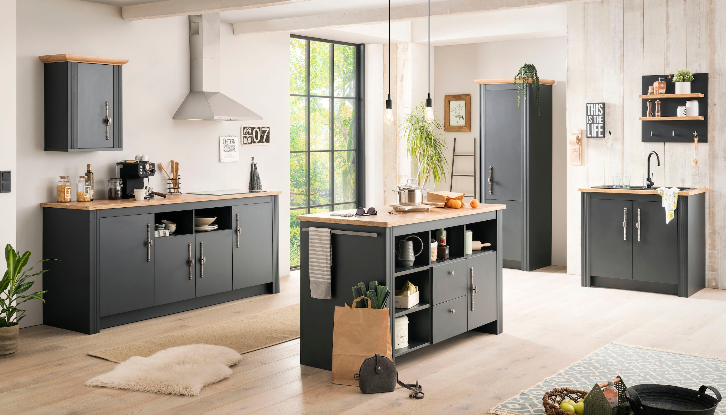 OTTO home Küche »KS-Westminster« Breite 366 cm, ohne E-Geräte