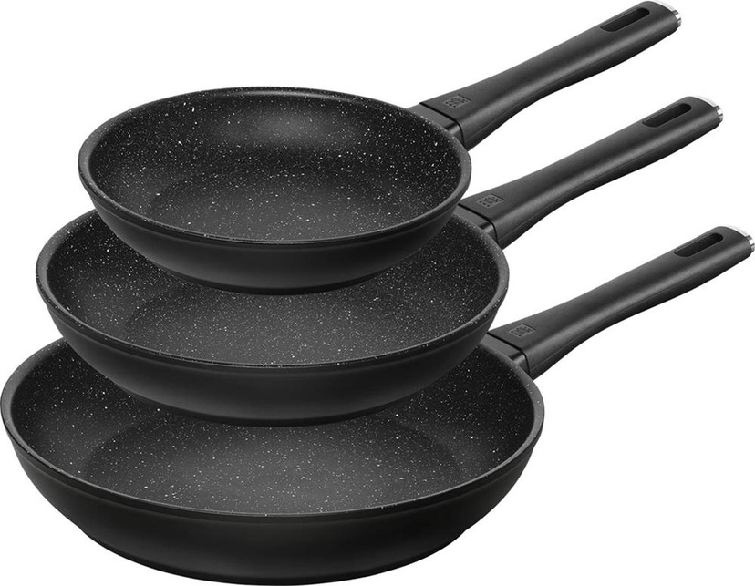Pfannen-Set »Marquina Plus«, Aluminium, (Set, 3 tlg.), Induktion, Ø 20, 24, 28 cm