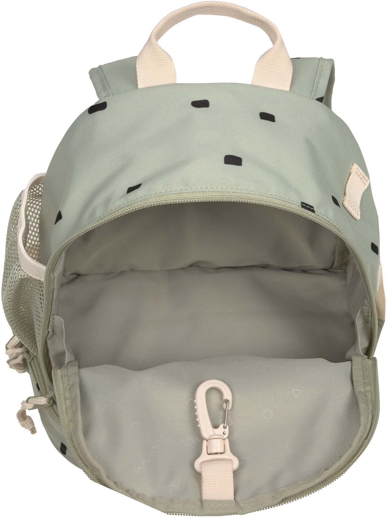 LÄSSIG Kinderrucksack »Happy Prints, Mini Backpack, Light Olive«