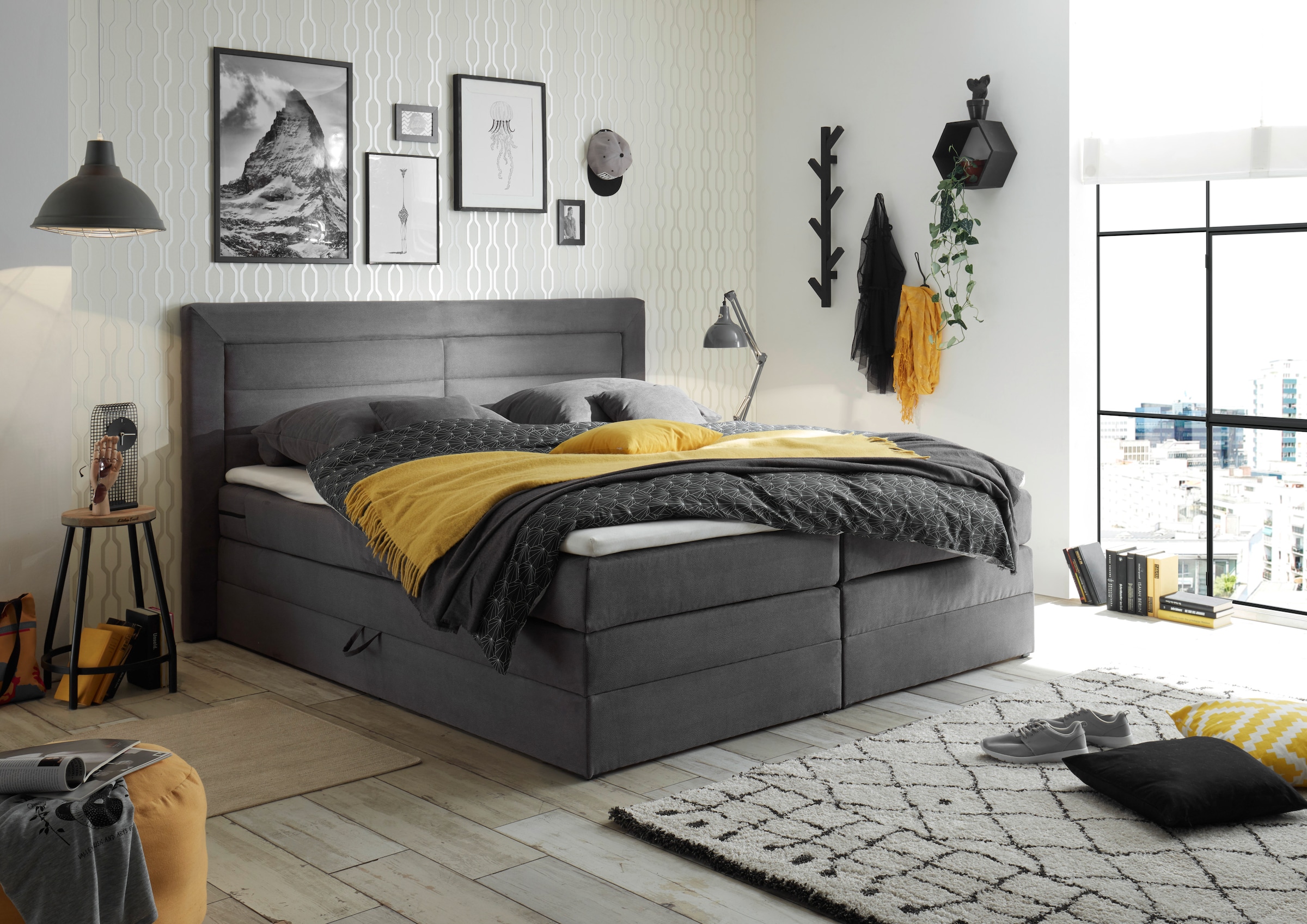 ED EXCITING DESIGN Boxbett »Mariborsko«, inkl. Motor und Topper