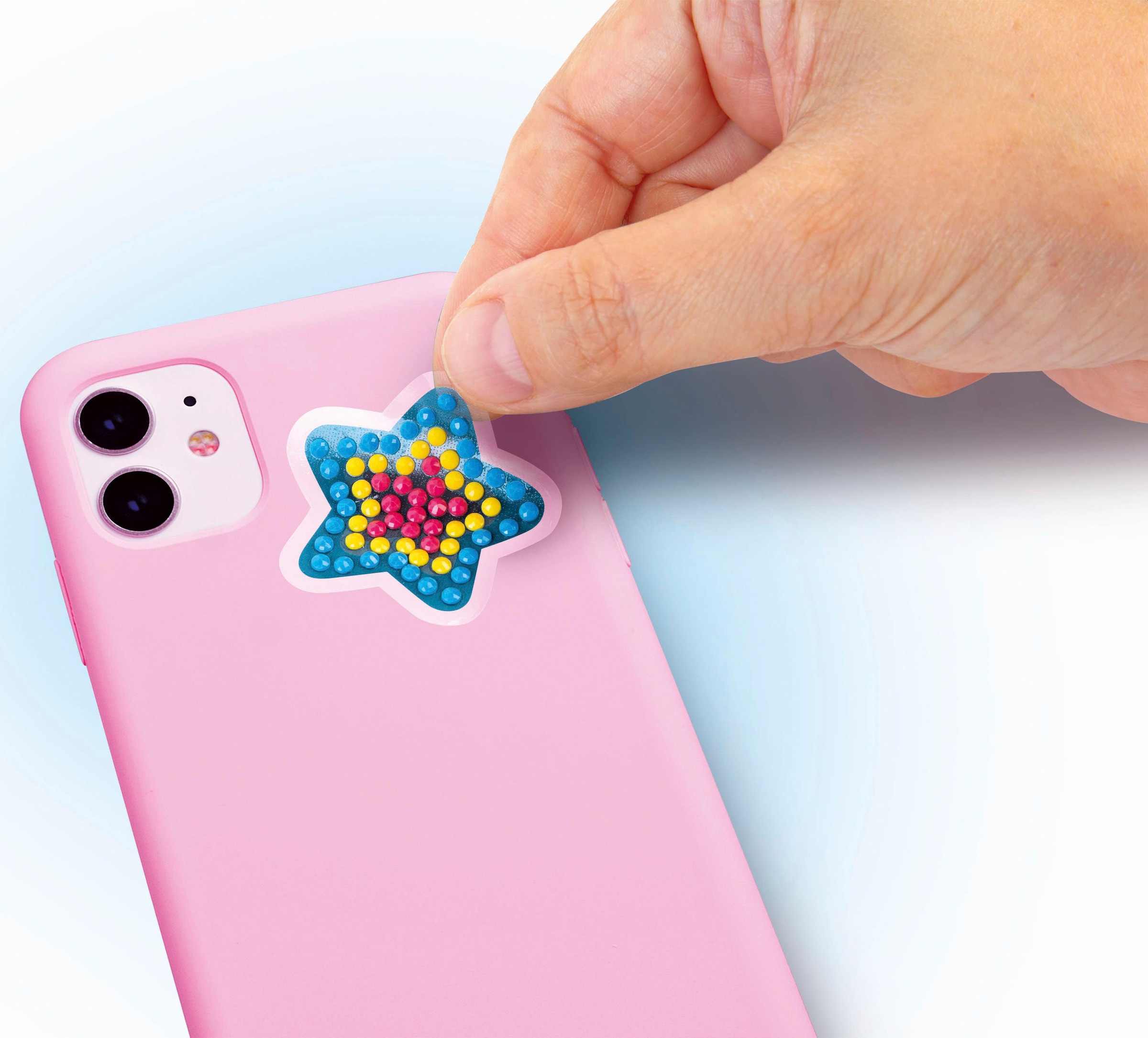 Clementoni® Kreativset »idea! Funkelnde 3D-Sticker«, Made in Europe