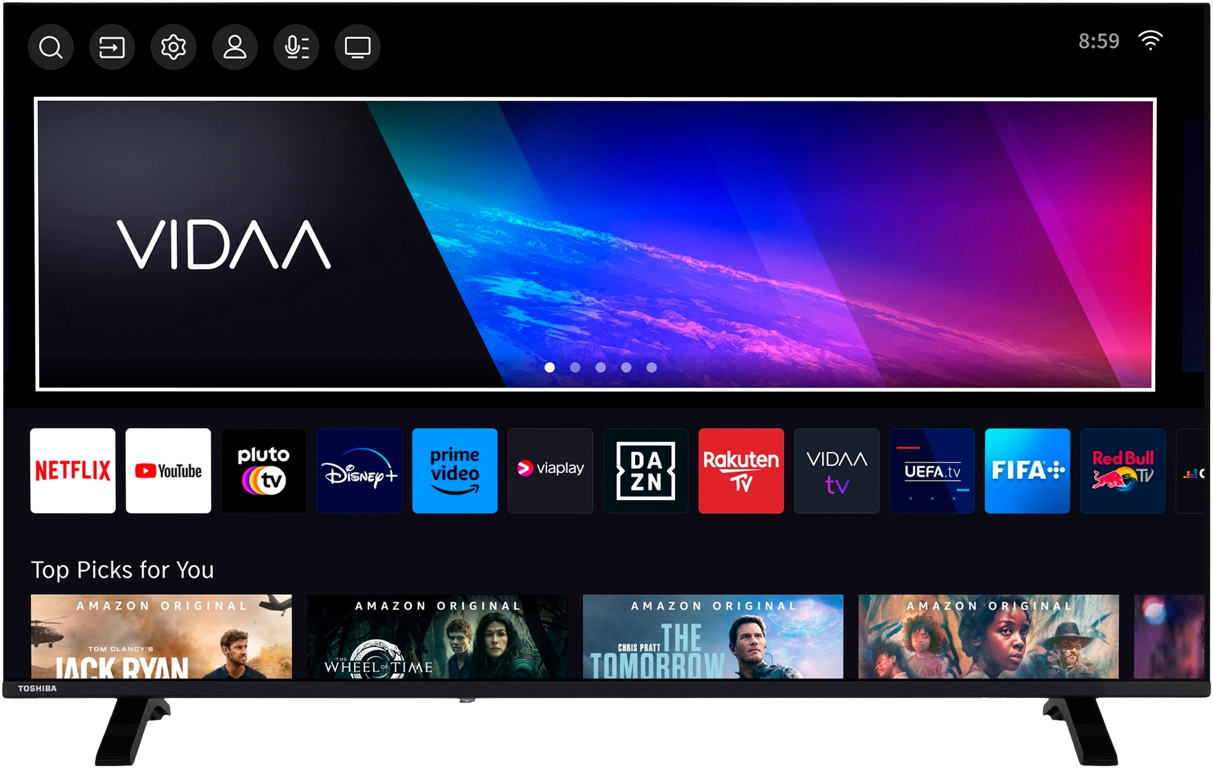 Toshiba LED-Fernseher »50UV1563DDW« 126 cm/50 ″ Smart-TV