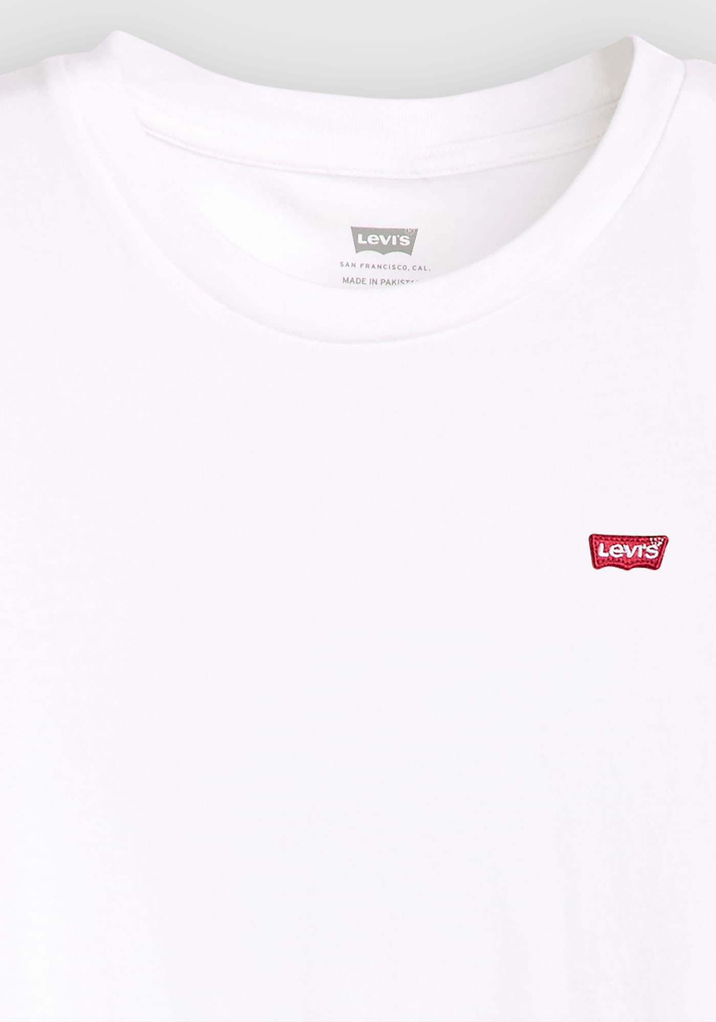 Levi's® T-Shirt »Mini-Logo«, (2 tlg., 2er-Pack), mit kleiner Markenlogo-Stickerei auf der Brust