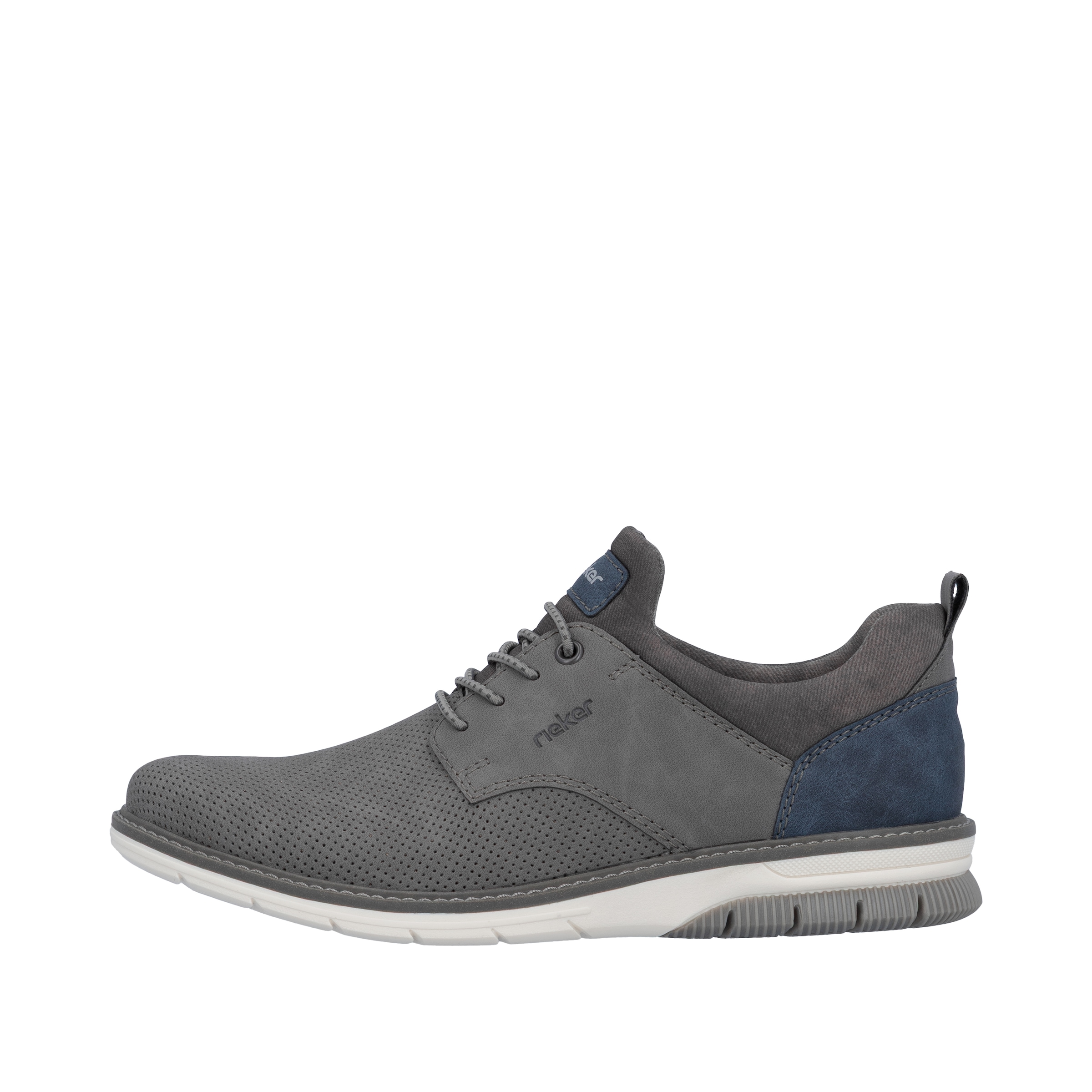 Rieker Slip-On Sneaker  Schlupfschuh, Halbschuh, Freizeitschuh mit Prägung