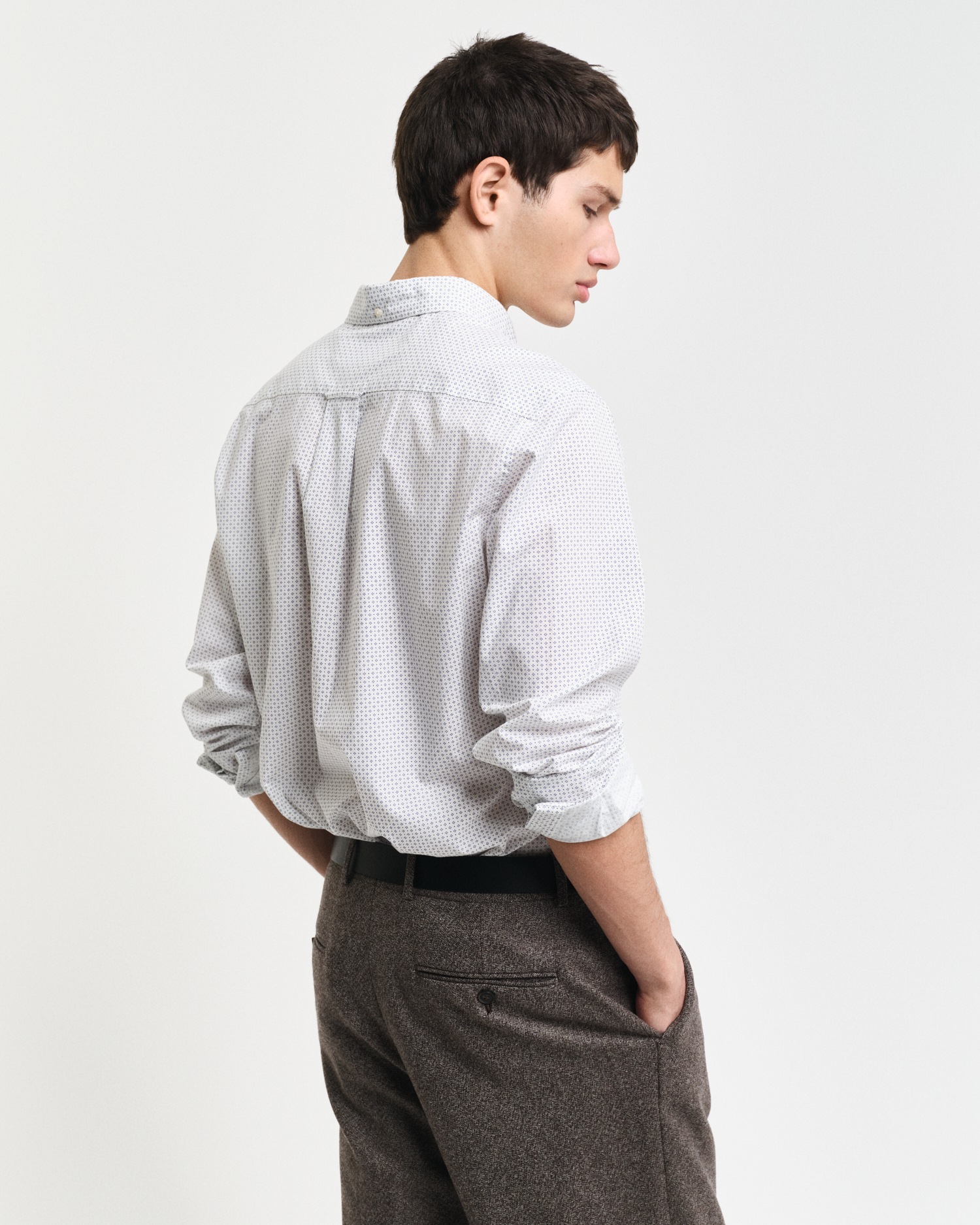 Gant Langarmhemd »REG MICRO PRINT SHIRT«, mit einem dezenten, durchgehenden Mikro-Print