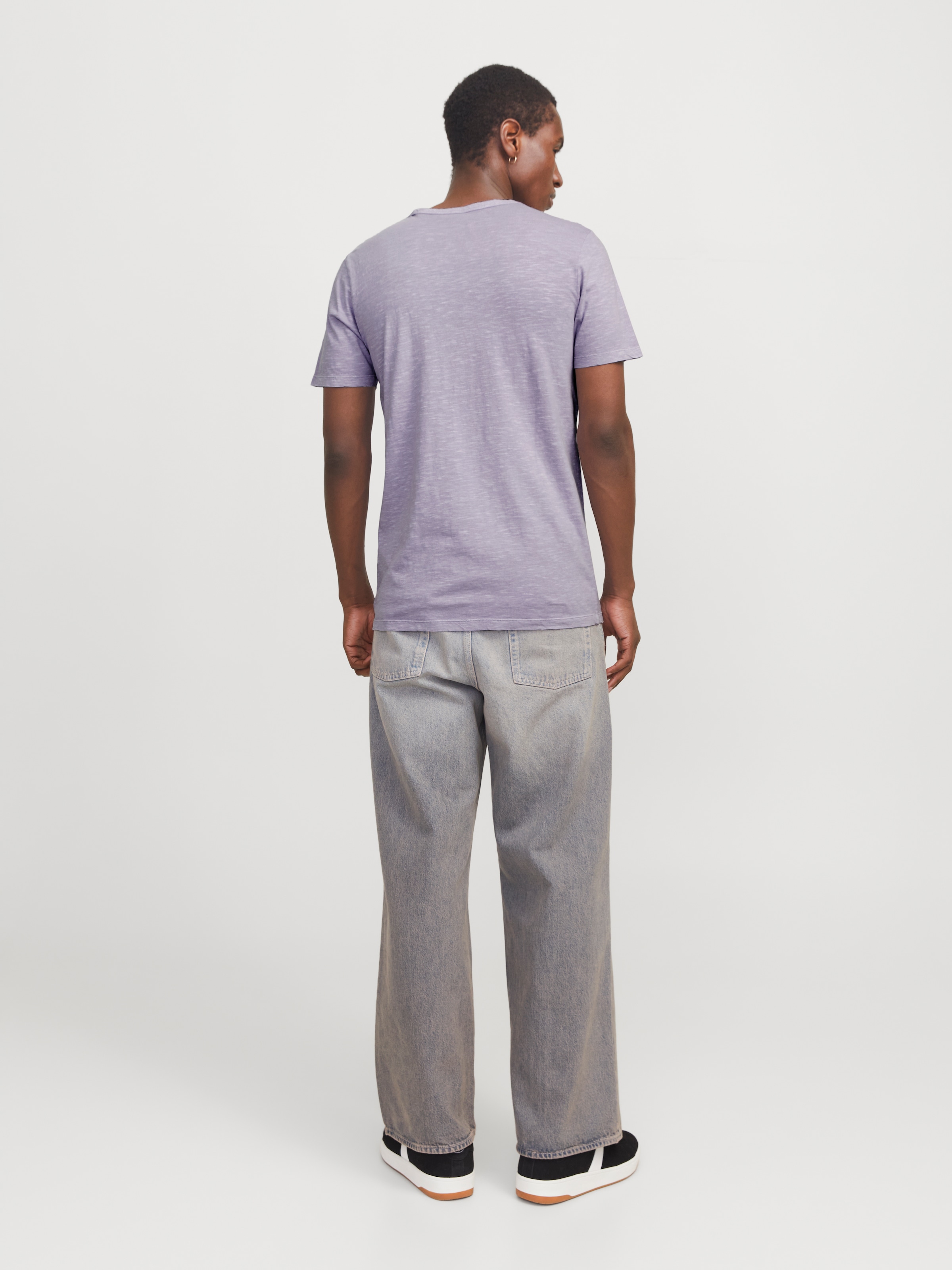 Jack & Jones T-Shirt »JJESPLIT NECK TEE SS NOOS«, mit V-Ausschnitt
