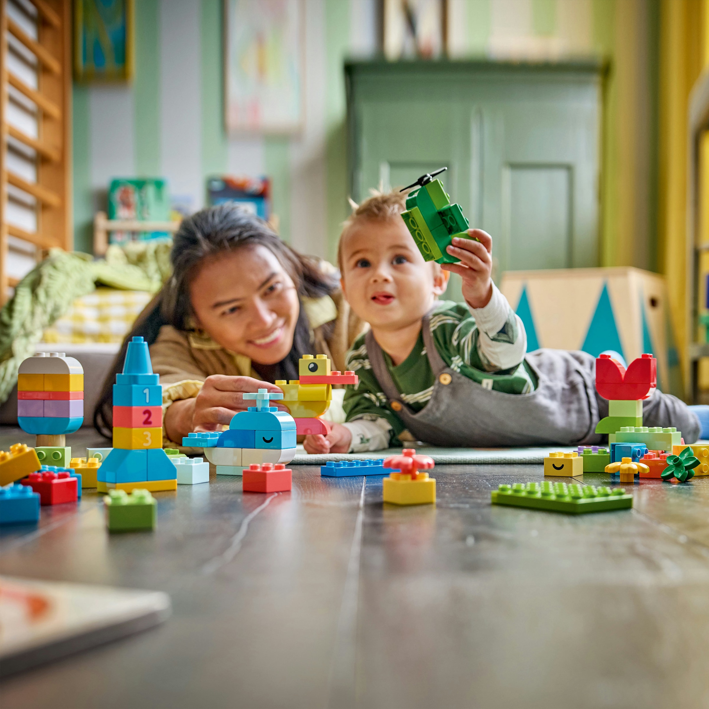 LEGO® Konstruktionsspielsteine »Bunte Kreativbox (10479), LEGO DUPLO Classic« Made in Europe