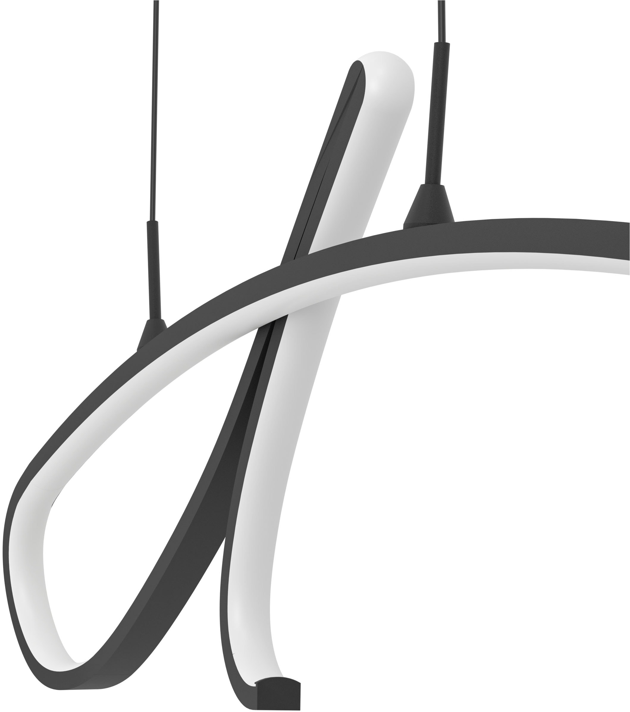 EGLO Hängeleuchte »CARDONCITO Pendellampe - Stahl - LED - 20W - IP20« LED-Modul 1 Stk. Kaltweiß | Neutralweiß | Warmweiß Hängelampe, Deckenlampe, Wohnzimmer, Esszimmer, L95,5 x B7 x H110 cm