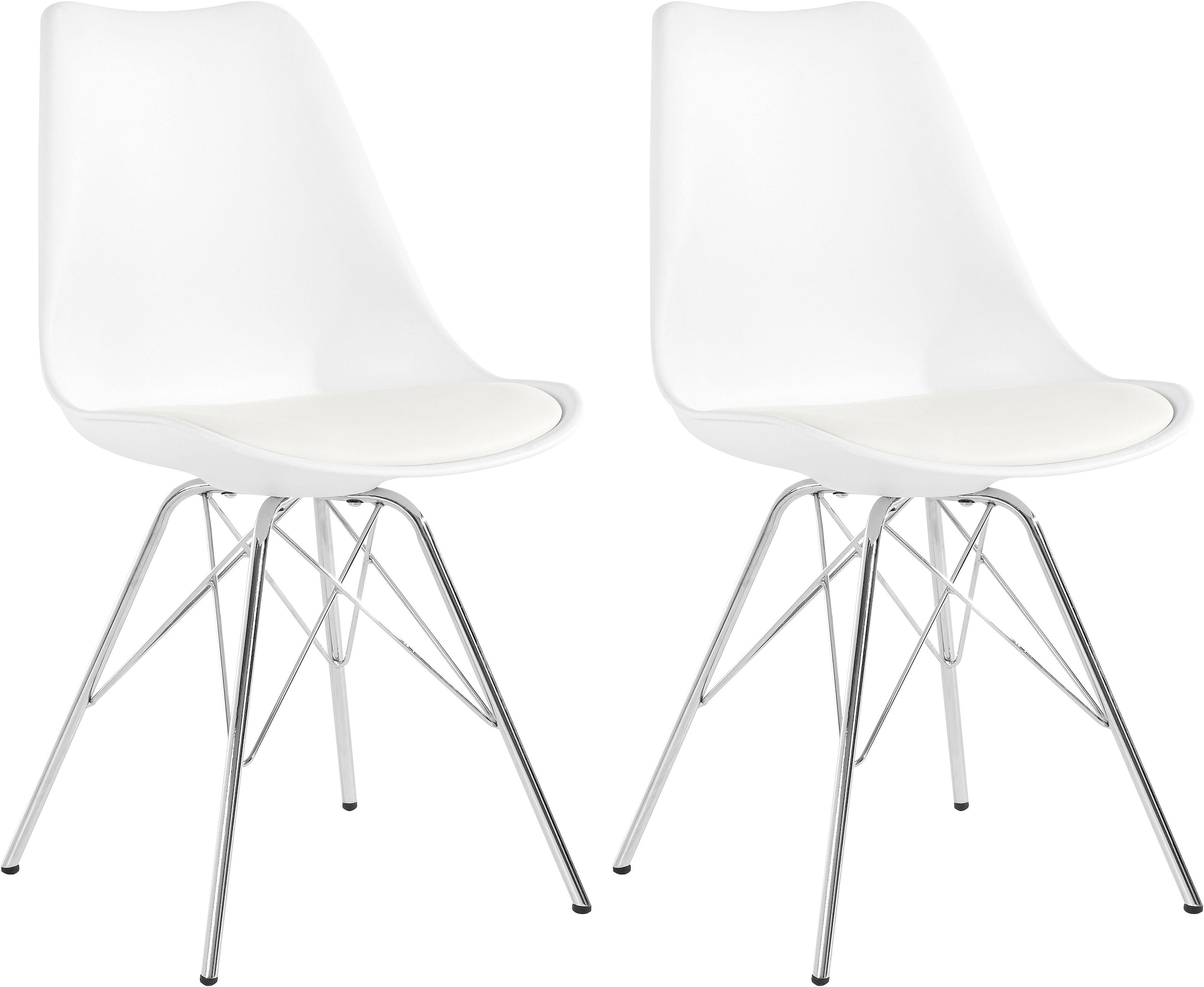 Homexperts Esszimmerstuhl »Ursel 03«, Set, 2 St., Kunstleder, Sitzschale  mit Sitzkissen in Kunstleder auf Raten kaufen