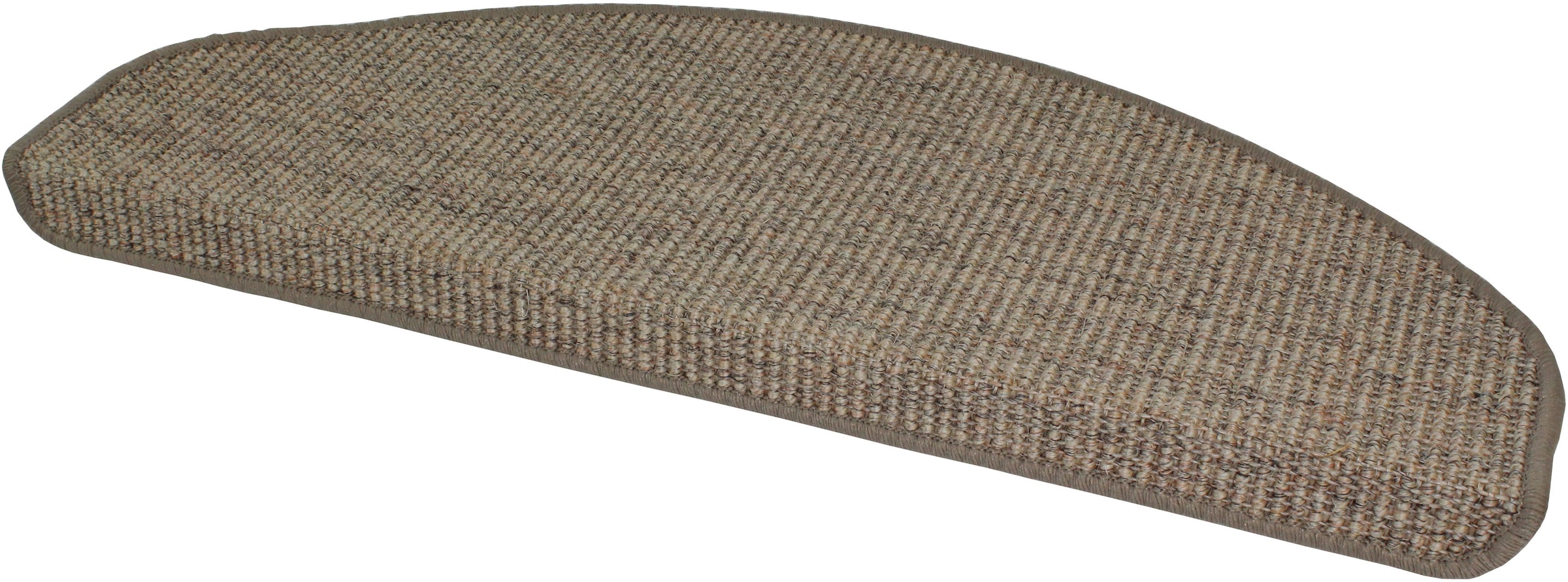 Dekowe Stufenmatte »Mara S2«, halbrund, 5 mm Höhe, 100% Sisal, große Farbauswahl, selbstklebend, auch als Set 15 Stück
