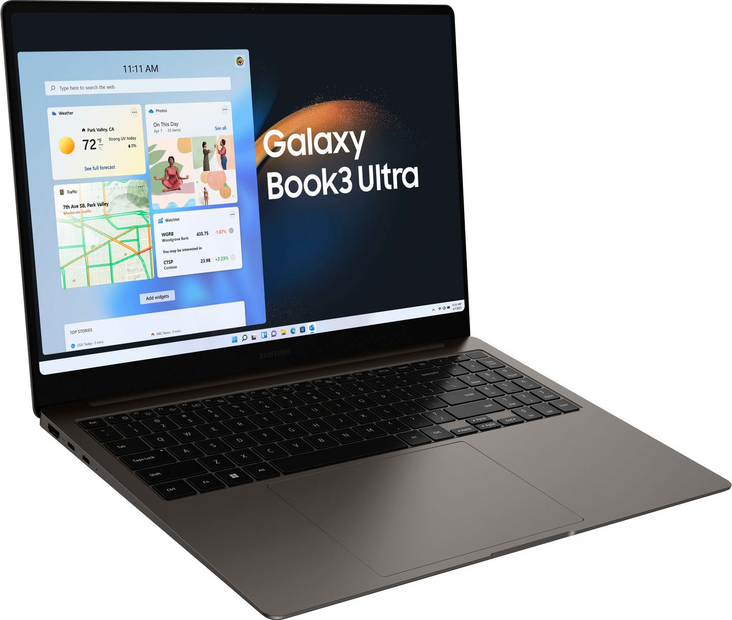 Samsung Notebook »Galaxy Book3 Ultra«, 40,62 cm, / 16 Zoll, Intel, Core i7, GeForce RTX 4050, 512 GB SSD