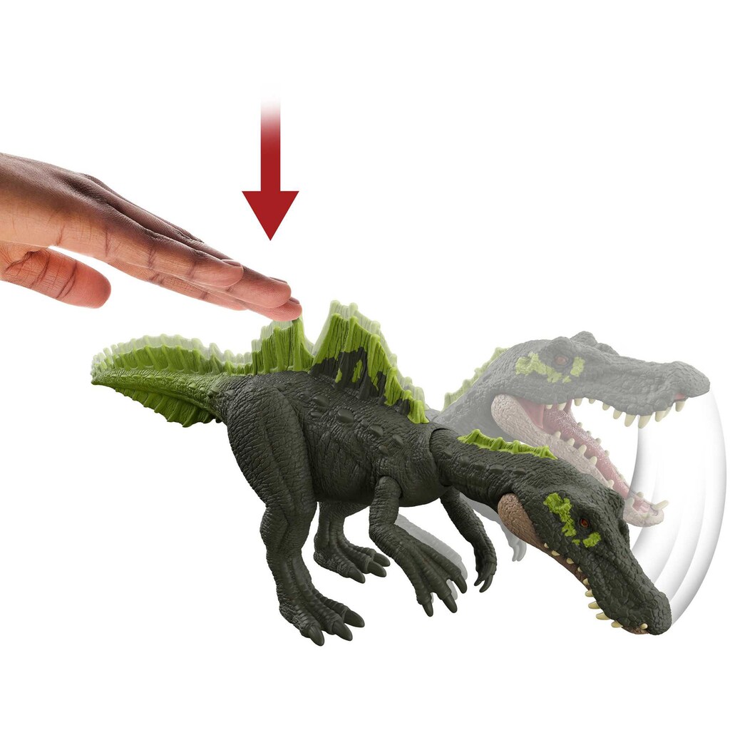 Mattel® Actionfigur »Jurassic World, Roar Strikers Ichthyovenator«, mit Soundeffekten