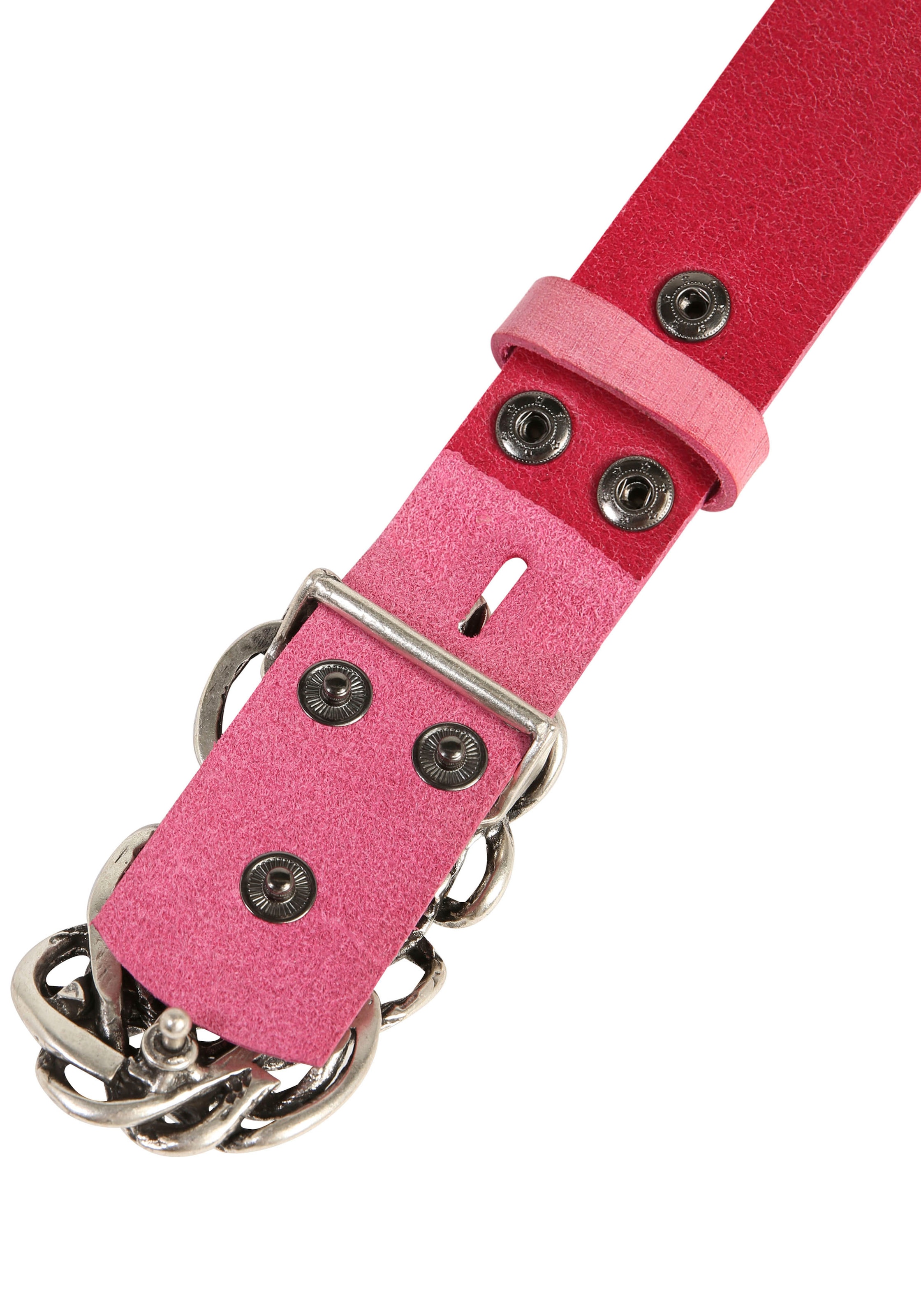 Rettungsring Gürtel Ledergürtel mit austauschbarer Schließe »Strohknoten«