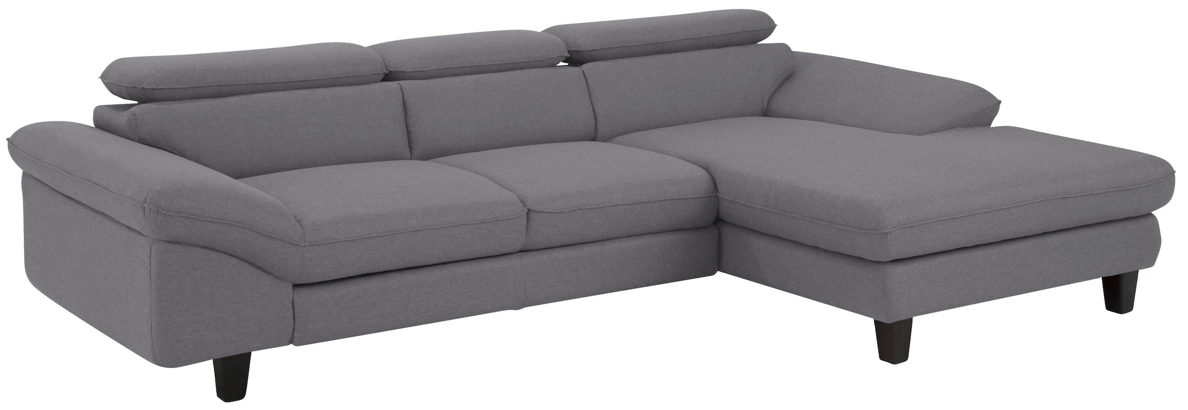Home affaire Ecksofa »Pilot L-Form«, mit Kopfteilverstellung, optional Bettfunktion und Bettkasten