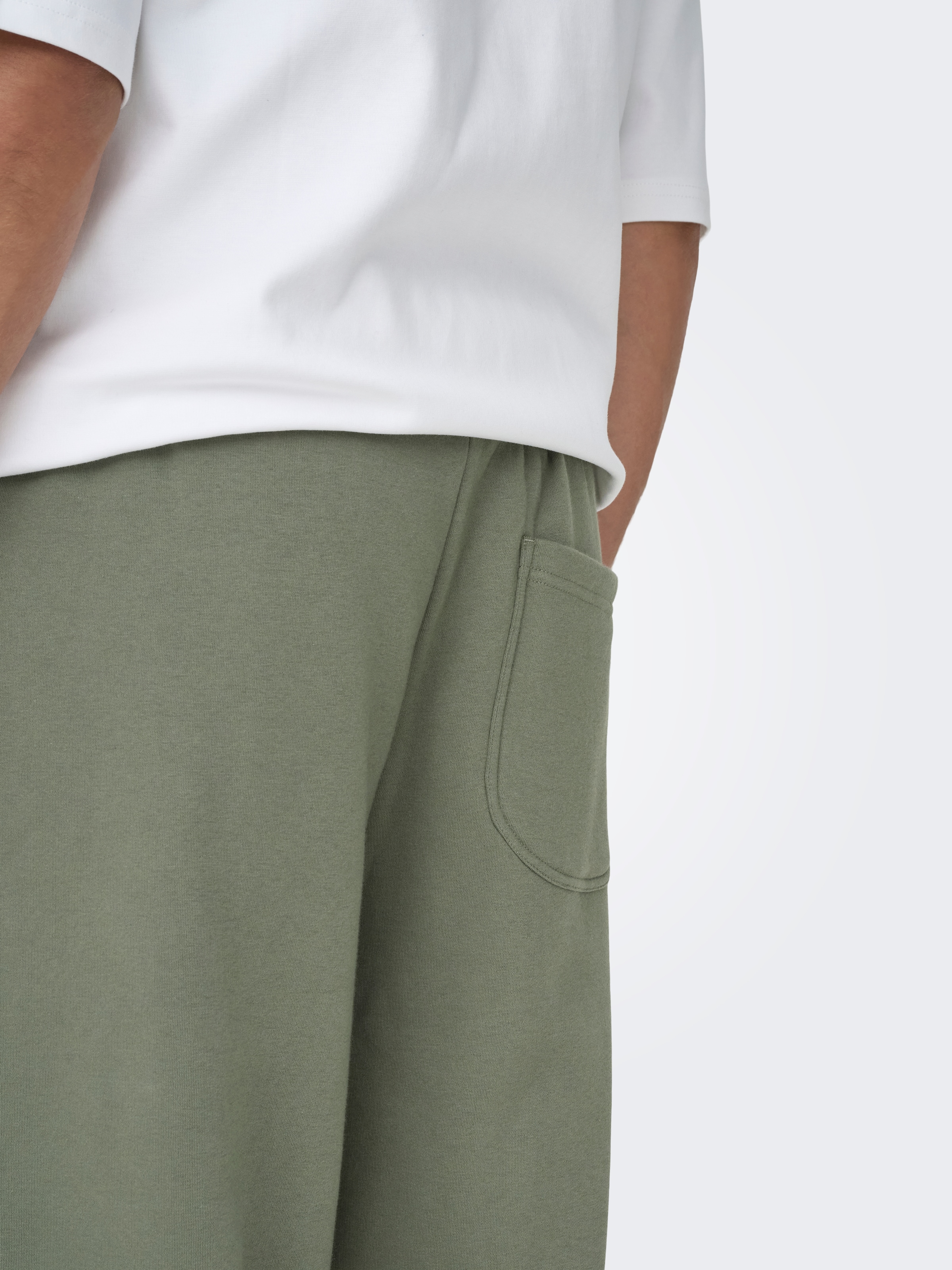 ONLY & SONS Sweathose »ONSCERES WIDE PANT NOOS«  Baumwollmischung, relaxed fit