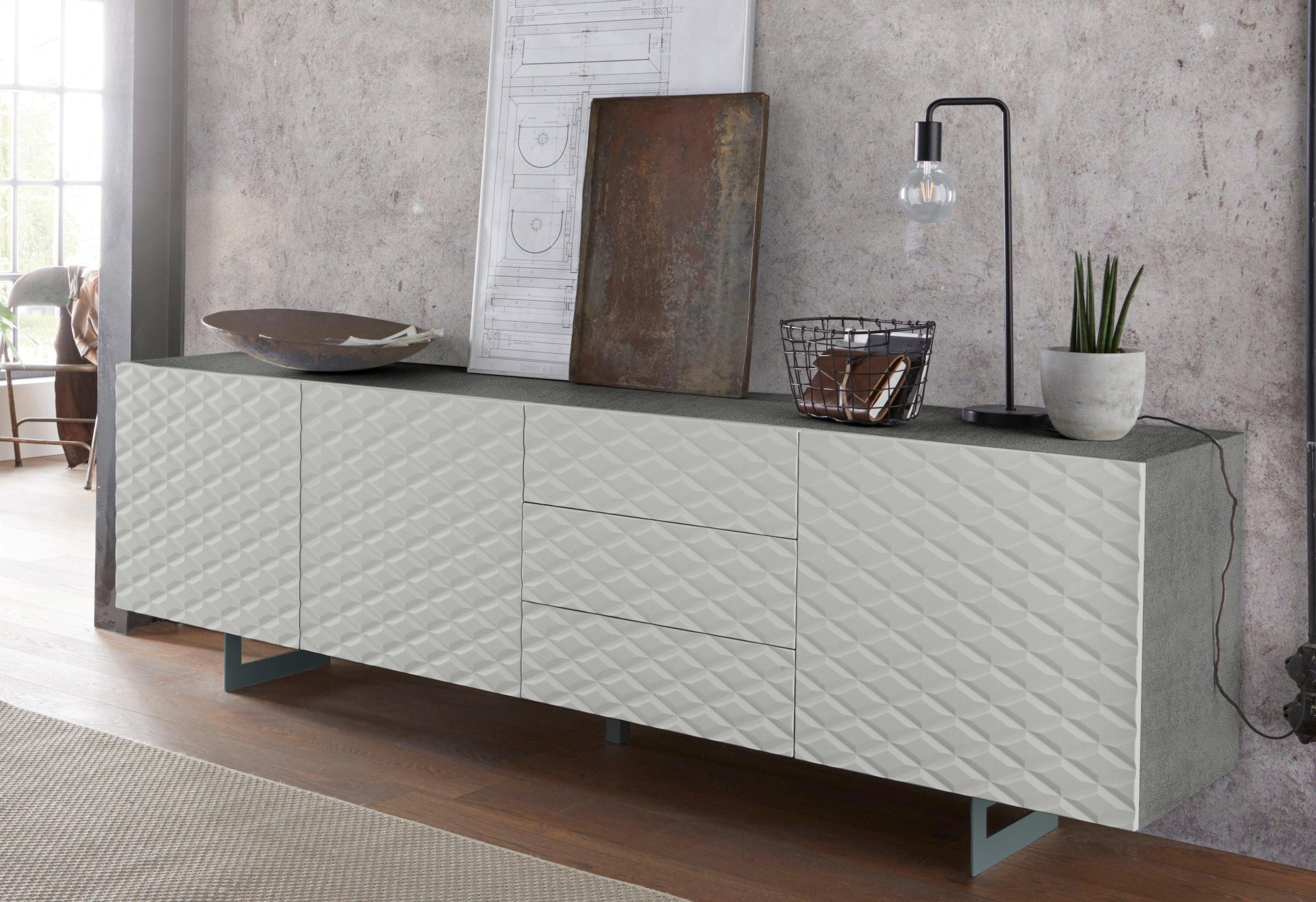 DIVENTA Sideboard »KORFU«, Breite 220 cm kaufen