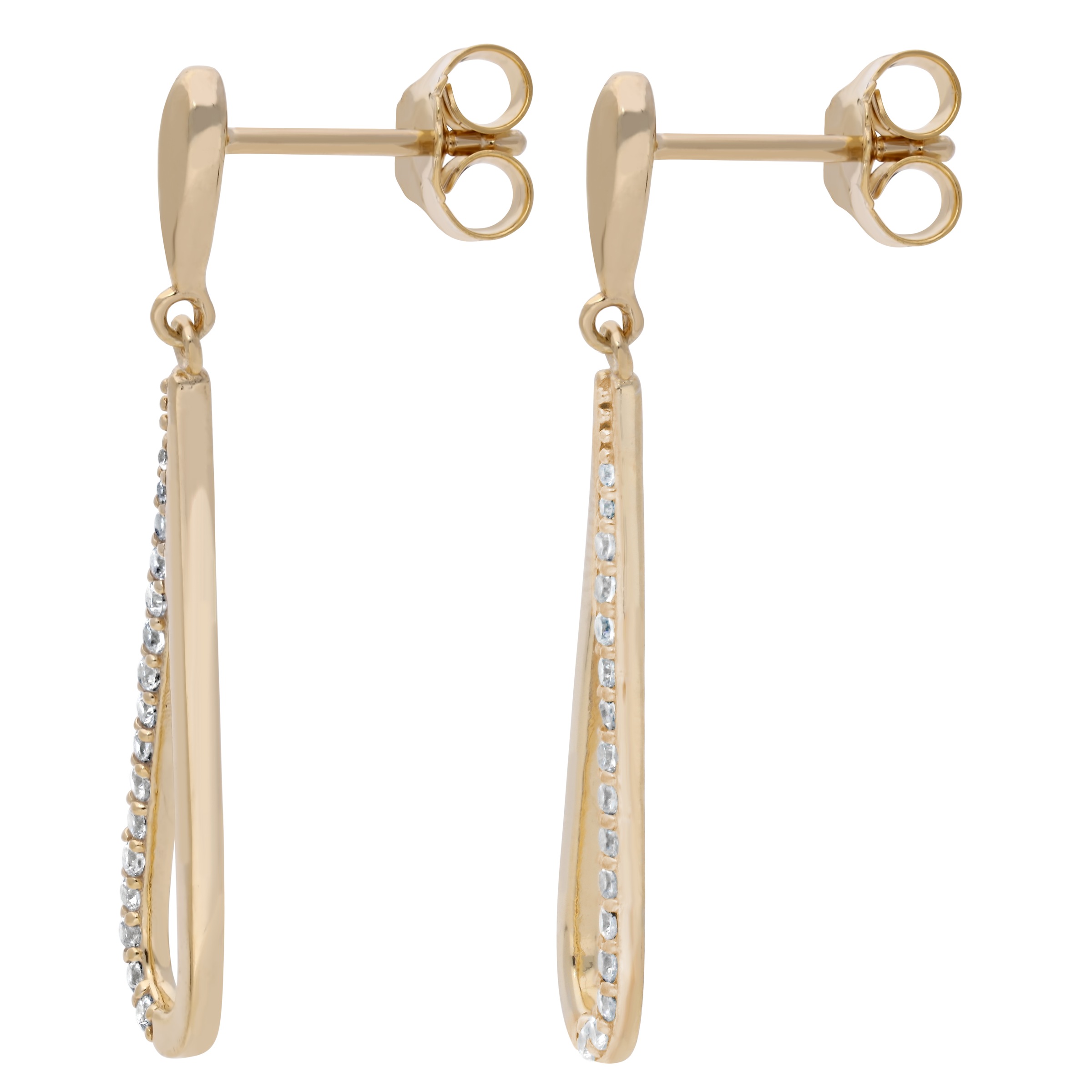 Firetti Paar Ohrstecker »Schmuck Geschenk Silber 925 Ohrschmuck Ohrringe Tropfen« mit Zirkonia (synth.)