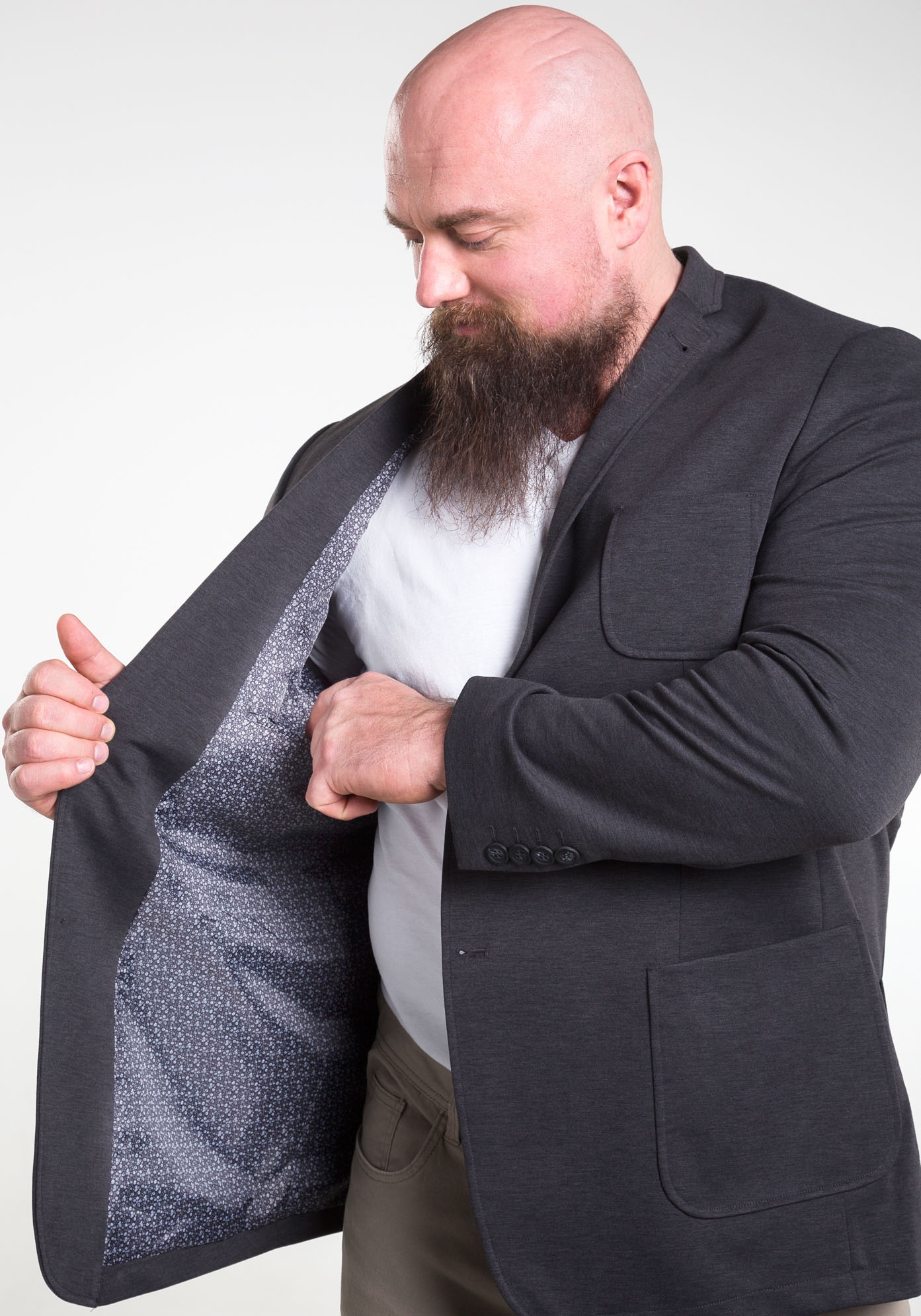 Man's World Jerseysakko »Grosse Grössen«
