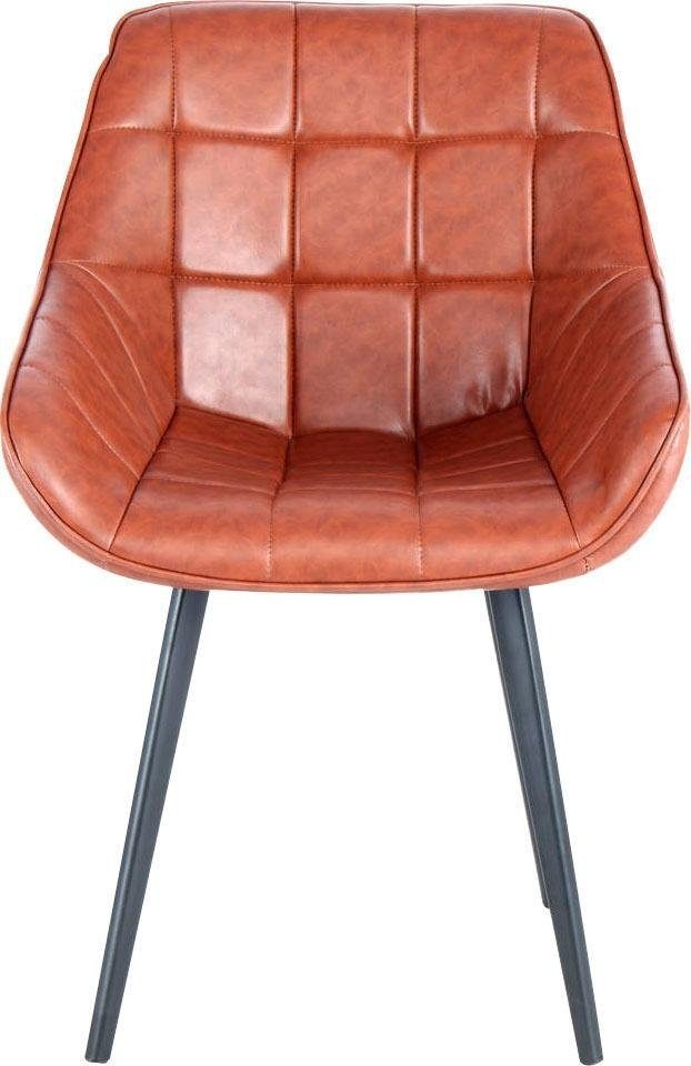 Kayoom Stuhl »Demi 325 2er-Set, Relax-Sessel, unifarbenes Farbgestaltung«, (Set), 2 St., pflegeleicht, elegante Aufmachung, in dezenten Farben
