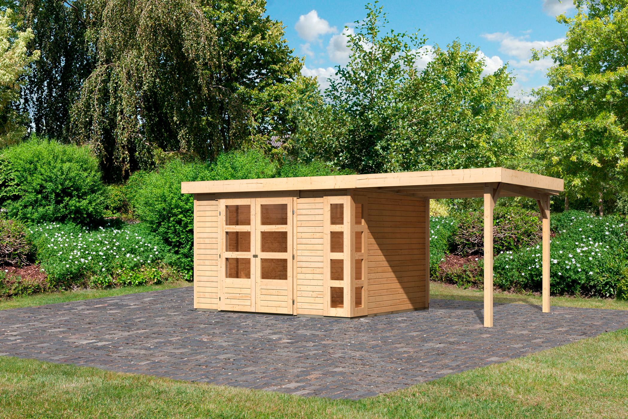 Karibu Gartenhaus »Nordsee 5«