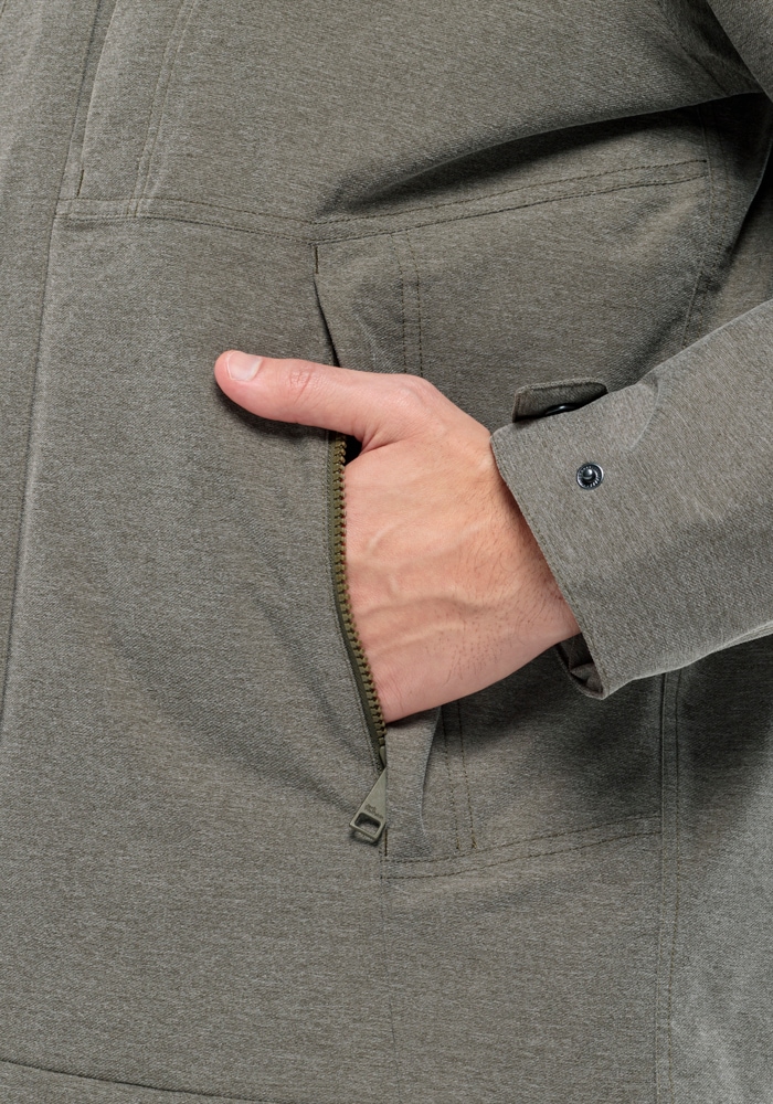 Jack Wolfskin Winterjacke »SNOWY PARK JKT M«, mit Kapuze