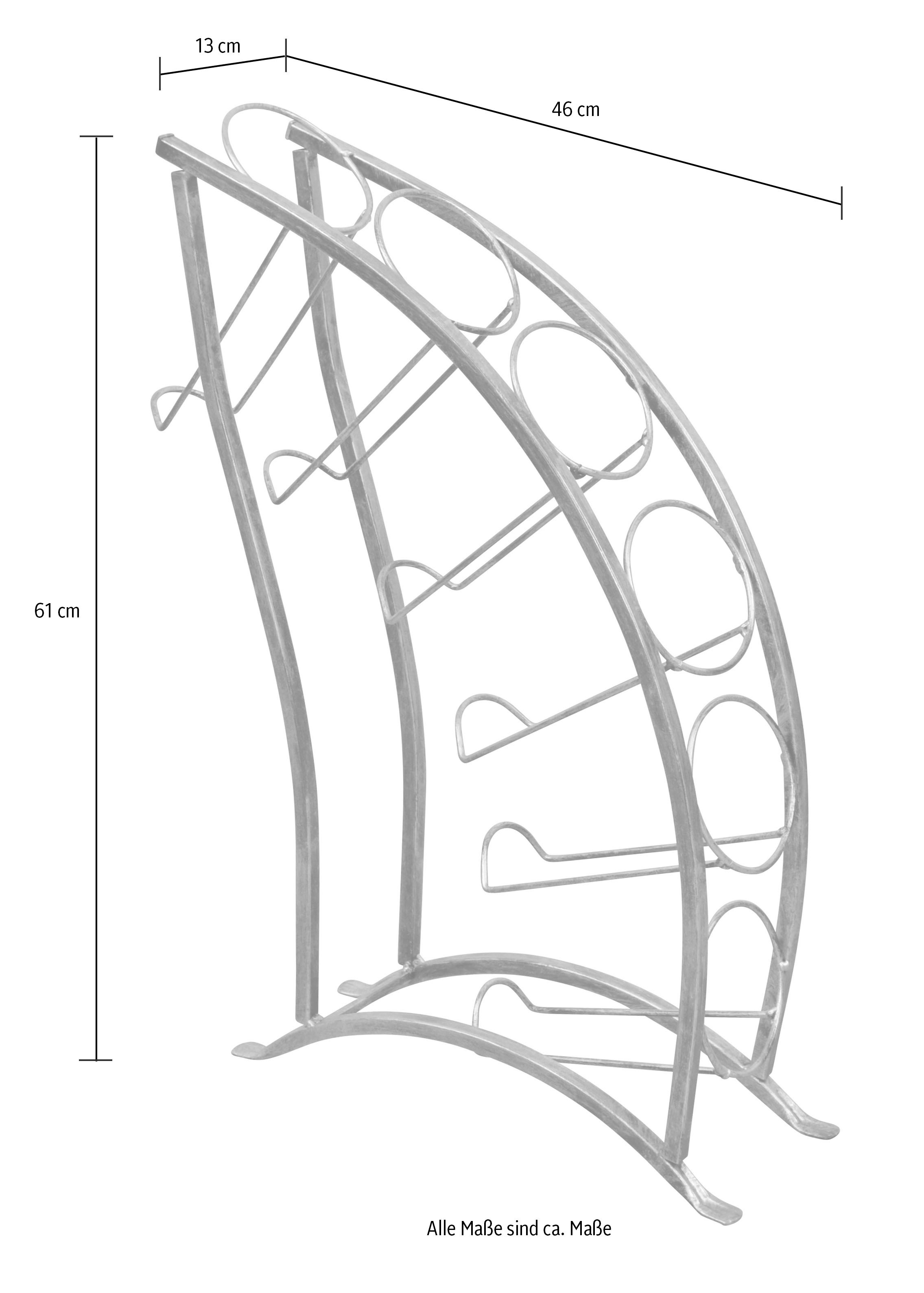 HOFMANN LIVING AND MORE Weinflaschenhalter »Weinflaschenhalter«, (1 St.), Montiert