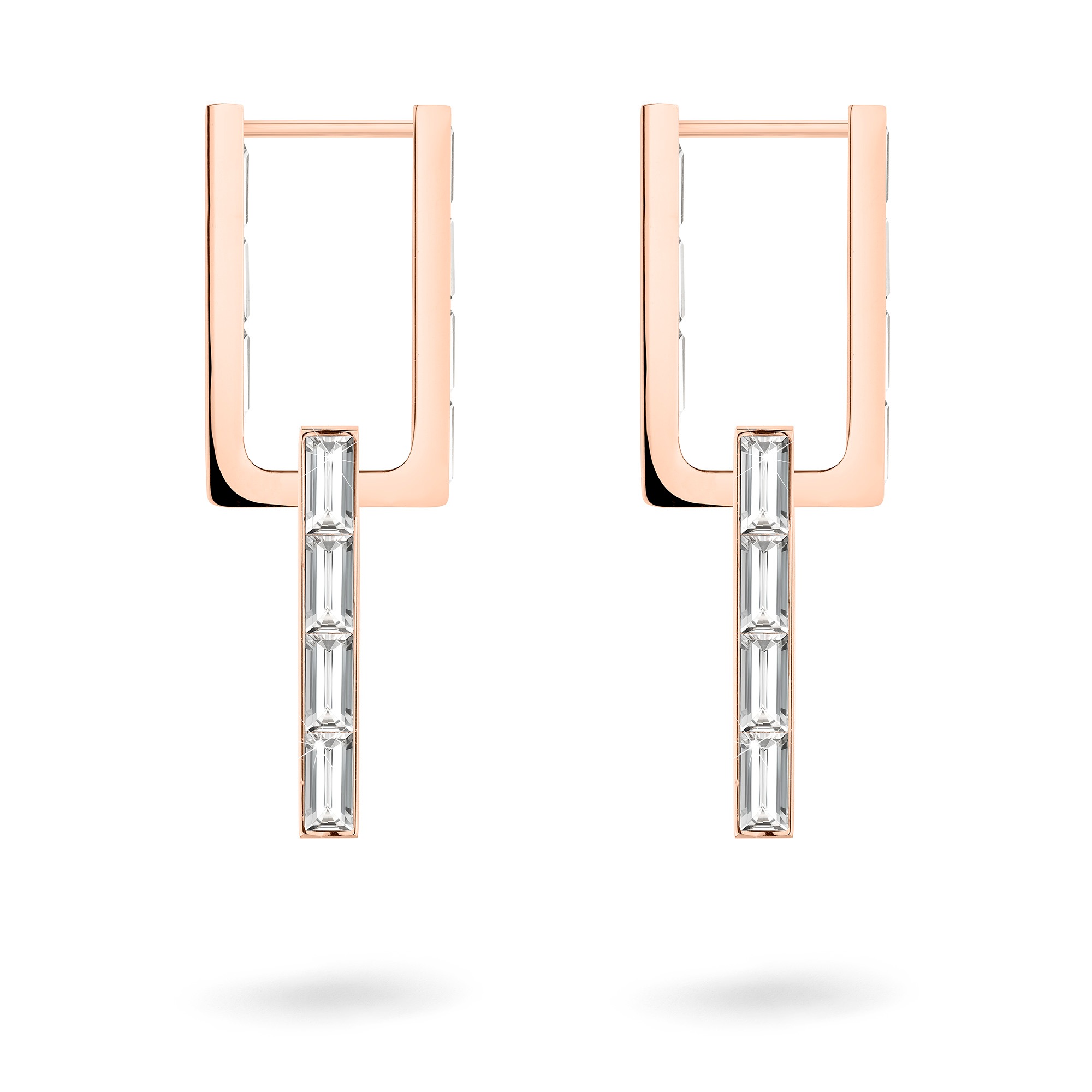 Liebeskind Berlin Paar Creolen »Schmuck Geschenk Edelstahl Ohrringe Sparkling Link« mit Zirkonia (synth.)