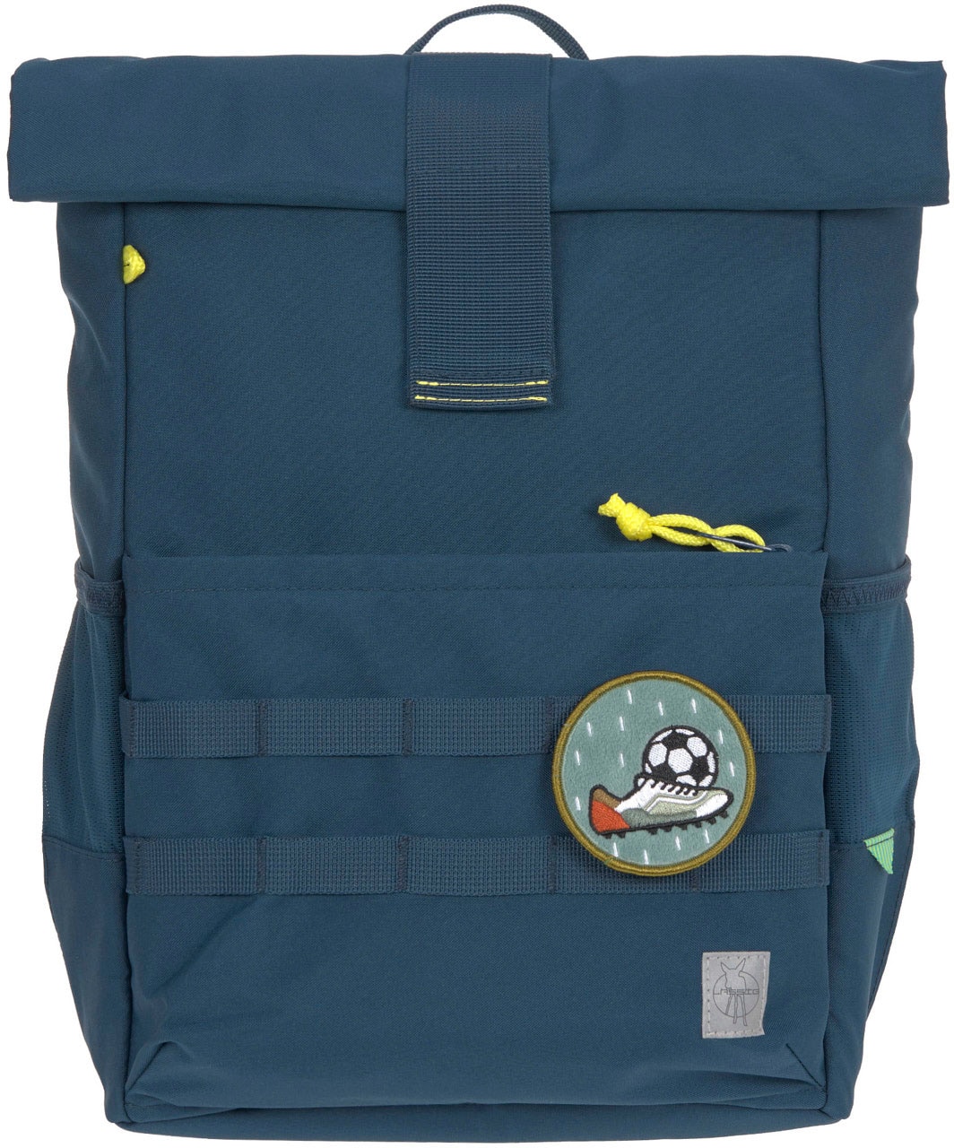 LÄSSIG Kinderrucksack »Medium kaufen Backpack, auf Rolltop Raten recycelten PET-Flaschen Reflektoren, aus navy«